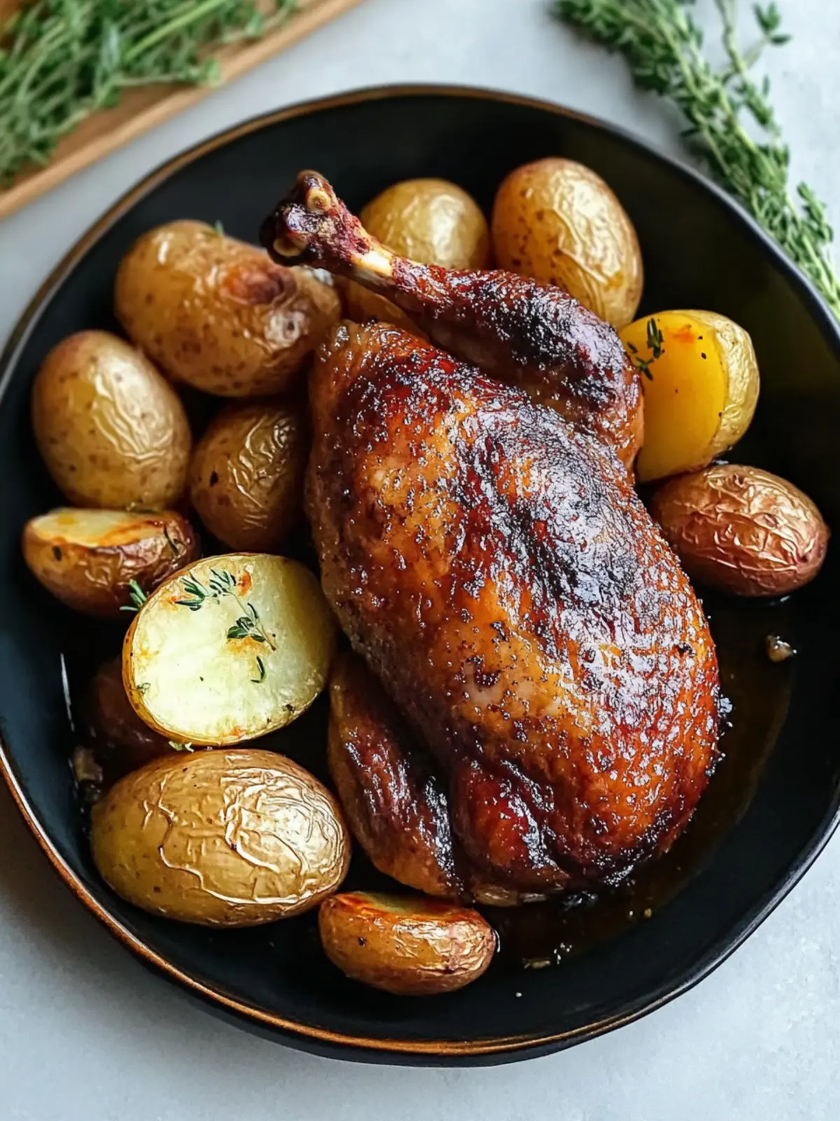 Crispy Roasted Duck and Potatoes for a Cozy Feast Night 2 Crispy Roasted Duck and Potatoes