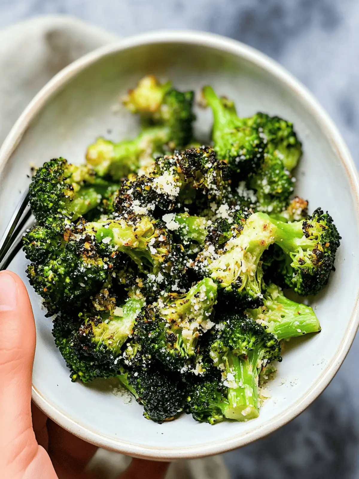 Delicious Air Fryer Garlic Parmesan Broccoli in Just 10 Minutes 2 Air Fryer Garlic Parmesan Broccoli