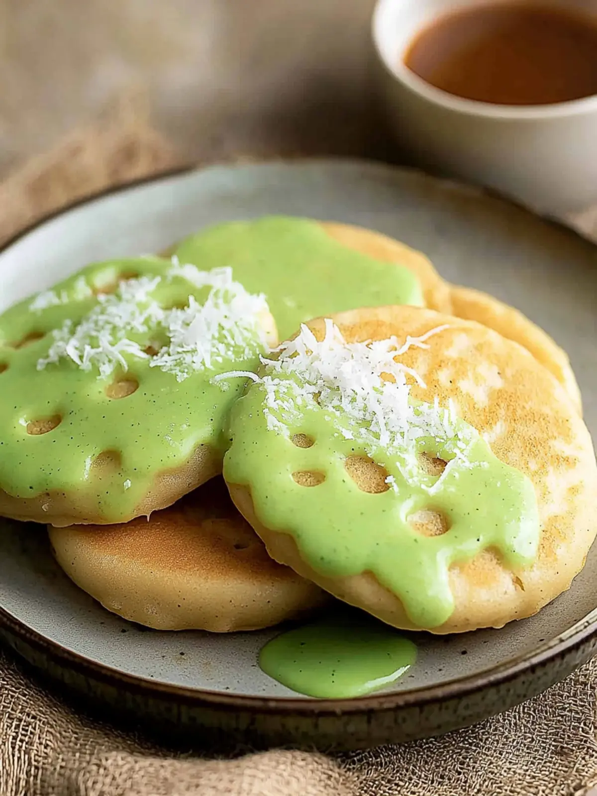 Indonesian Coconut Pandan Pancakes That Wow Your Taste Buds 3 Indonesian Coconut Pandan Pancakes