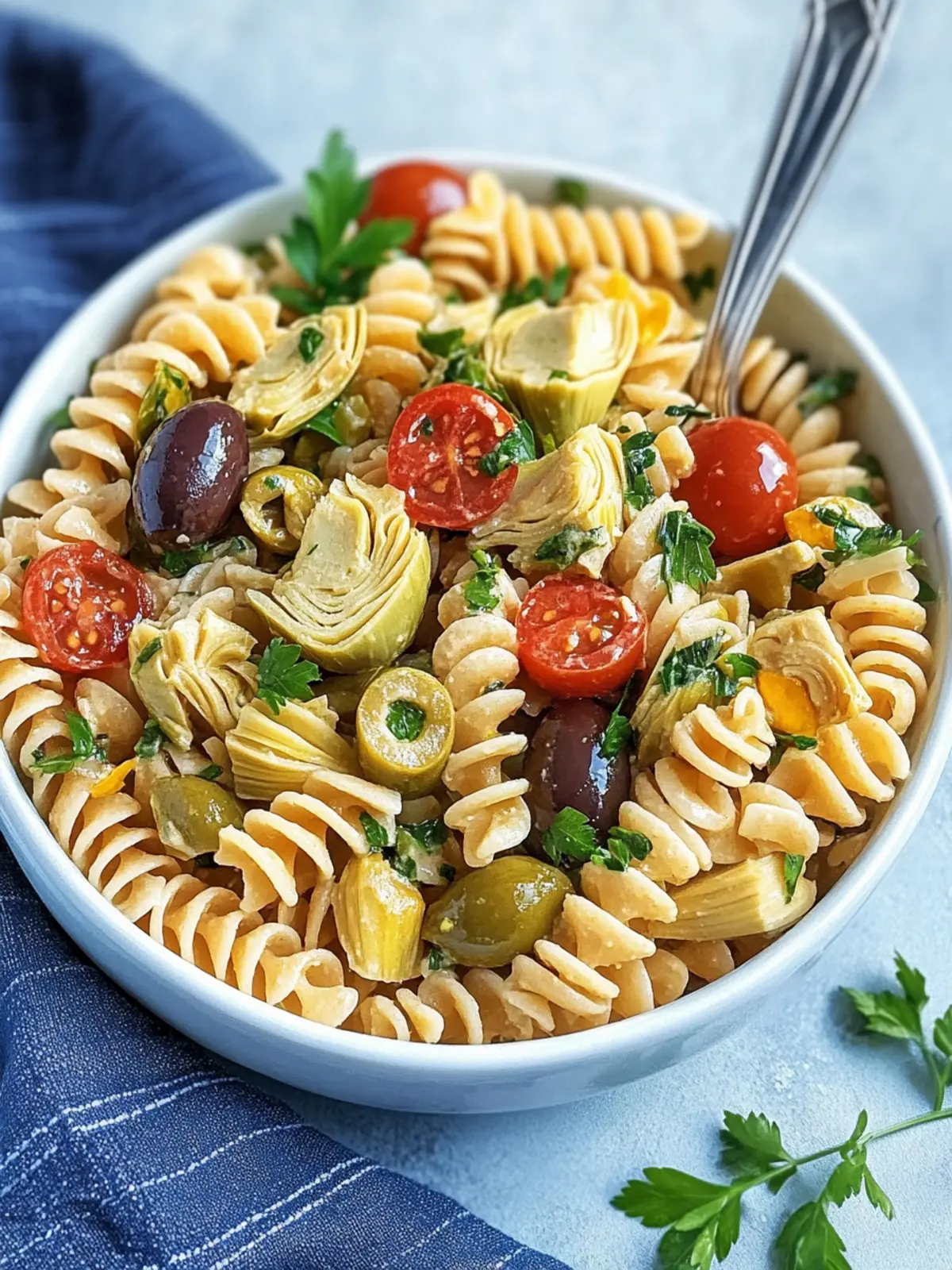 Refreshing Olive and Artichoke Pasta Salad for Summer Fun 4 Olive and Artichoke Pasta Salad