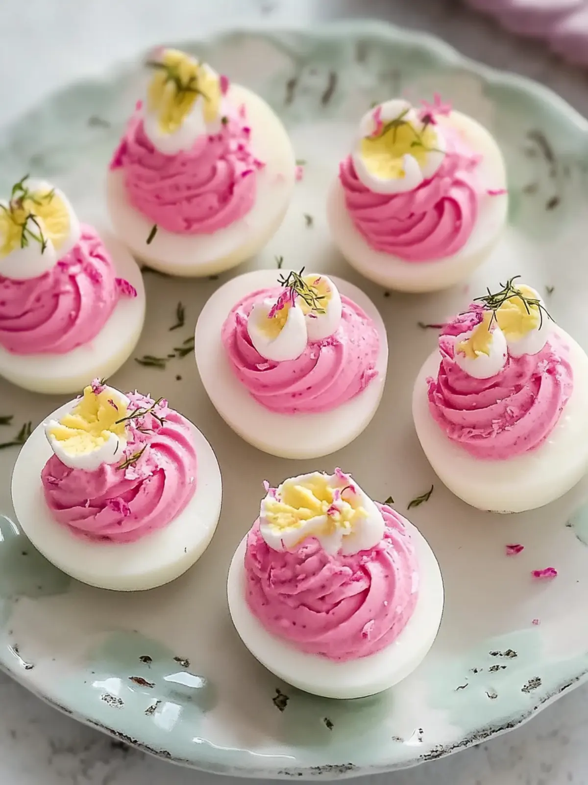 Pretty Pink Deviled Eggs That'll Wow Your Guests 4 Pretty Pink Deviled Eggs