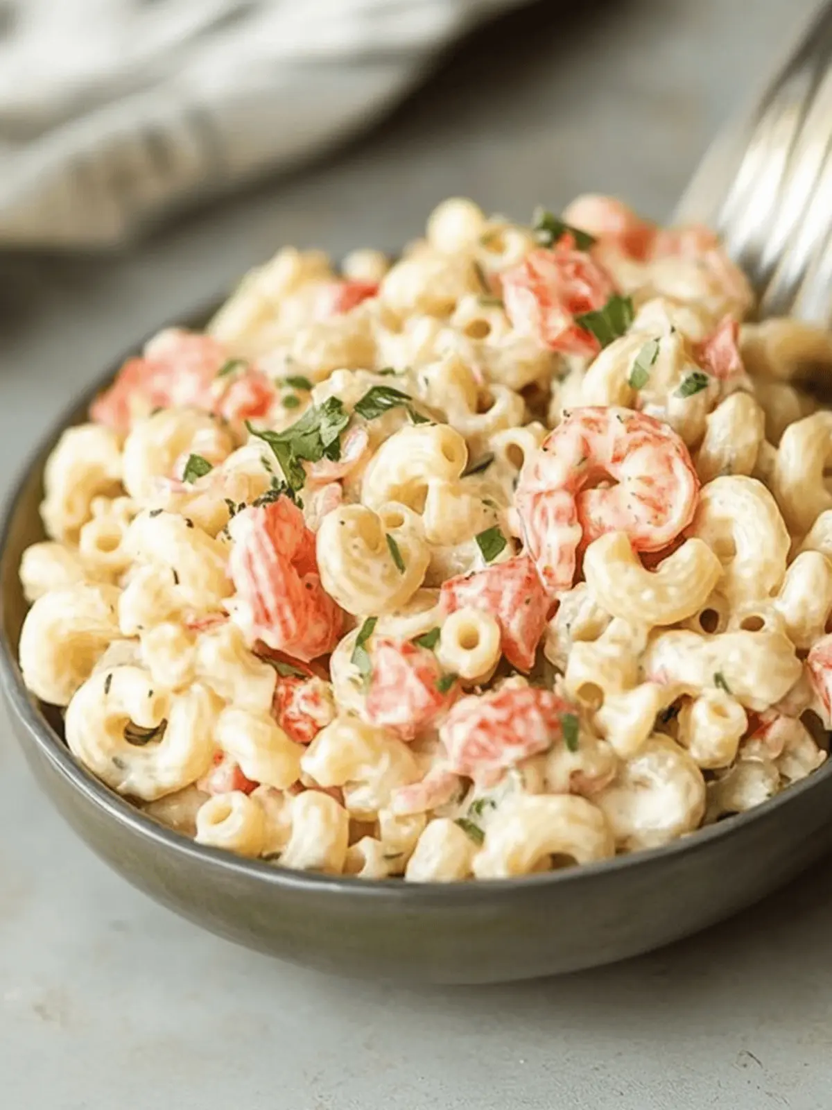 Delicious Seafood Macaroni Salad for Your Summer Feast 3 Seafood Macaroni Salad