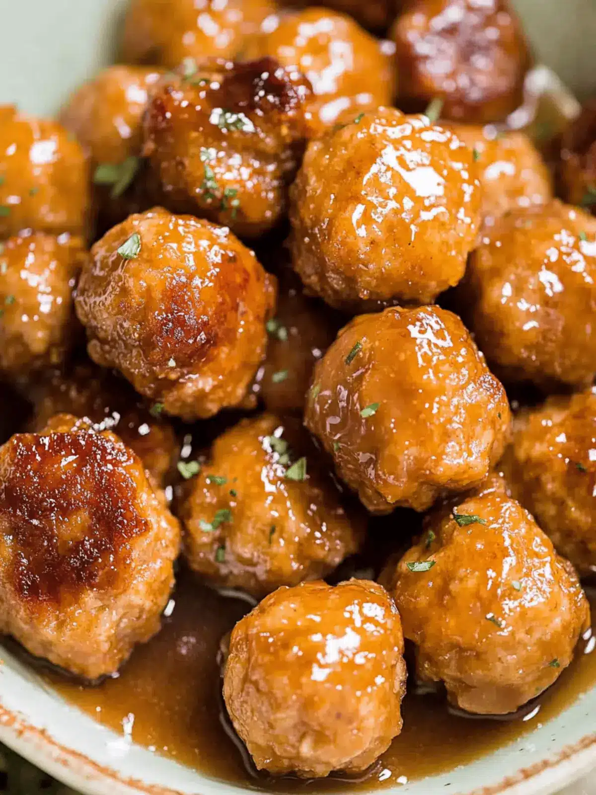 Delicious Ham Balls with Brown Sugar Glaze You'll Love 3 Ham Balls with Brown Sugar Glaze