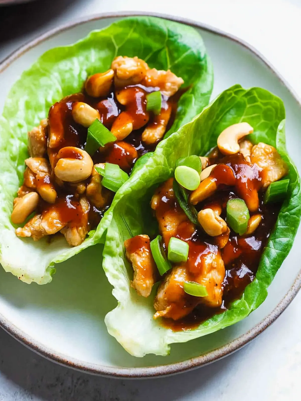 Delicious Cashew Chicken Lettuce Wraps Ready in 20 Minutes 4 Cashew Chicken Lettuce Wraps