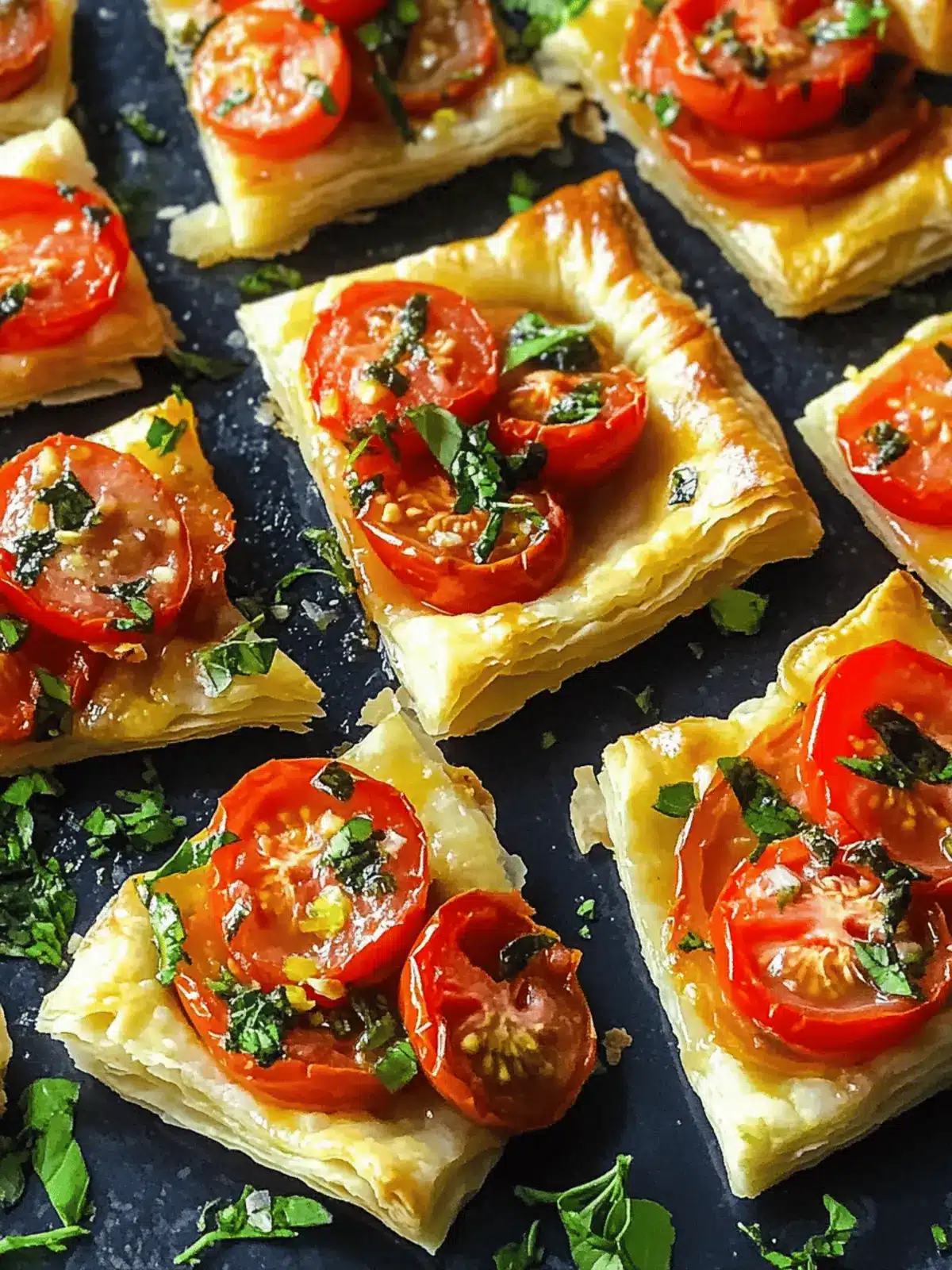 Savory Tomato Tart with Puff Pastry for Easy Summer Entertaining 3 Tomato Tart with Puff Pastry