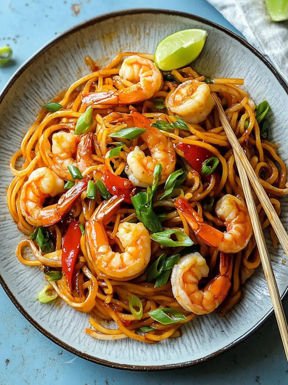Savor this Savory Prawn and Noodle Stir-Fry in 20 Minutes! 4 Prawn and Noodle Stir-Fry