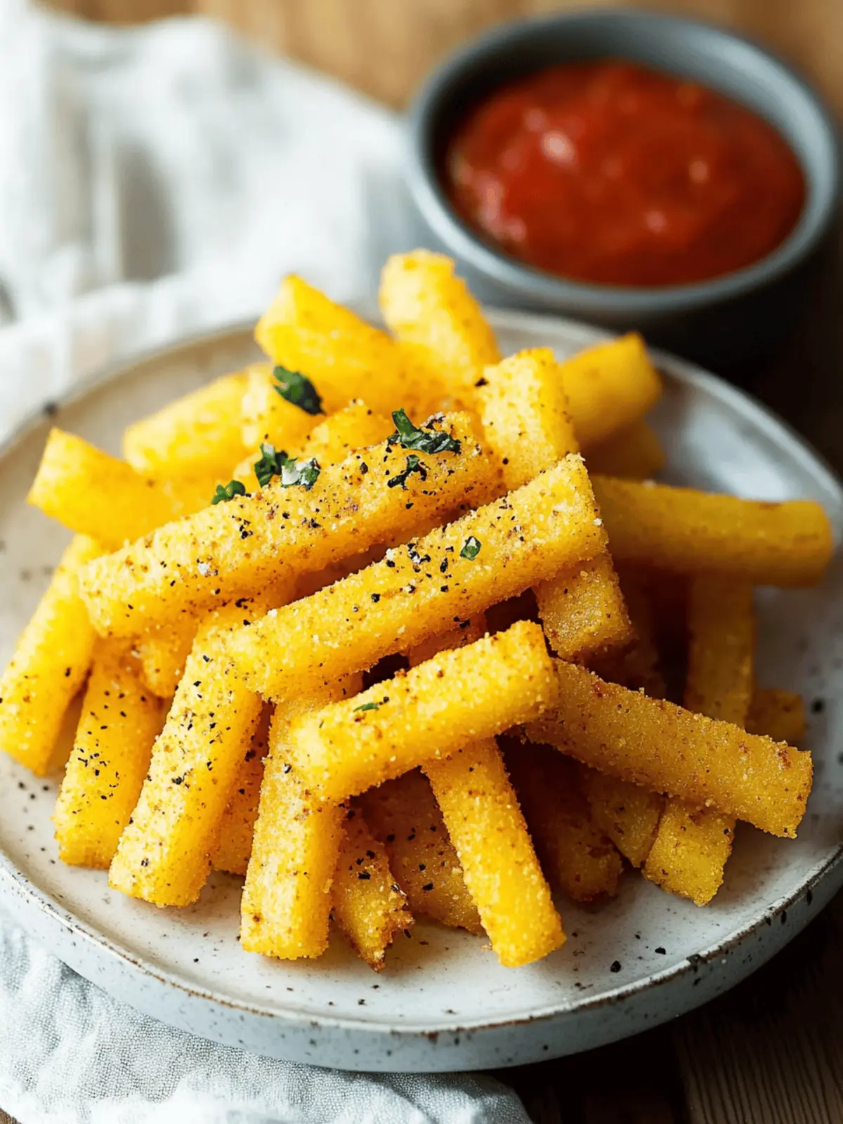 Baked Crispy Polenta Fries That Make Snack Time Amazing 2 Baked Crispy Polenta Fries