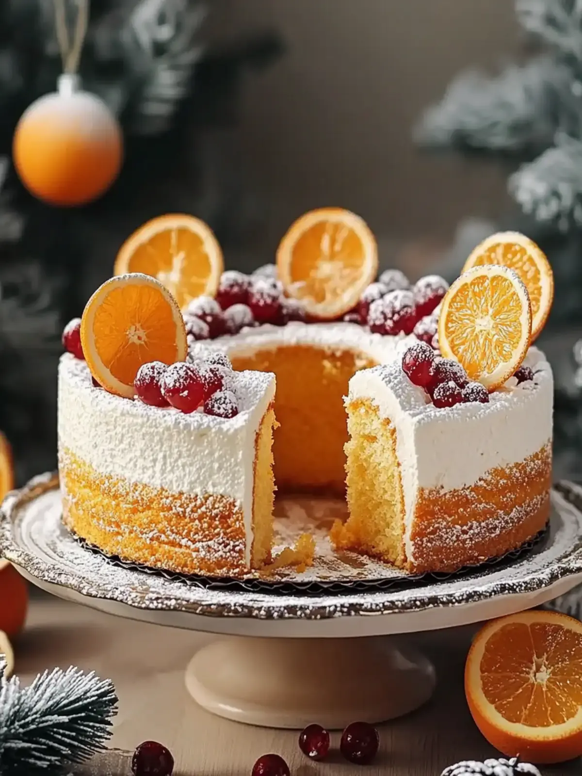 Light and Fluffy Christmas Orange Chiffon Cake to Brighten Your Holiday 4 Christmas Orange Chiffon Cake
