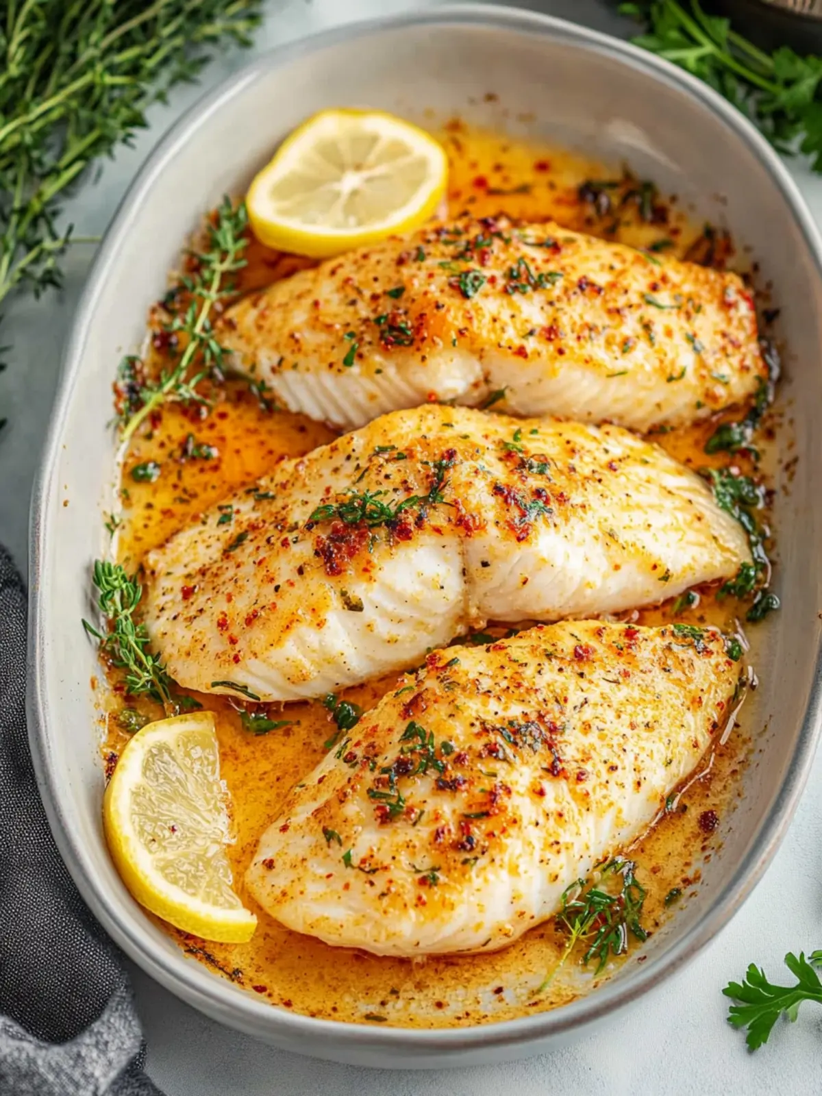 Irresistible Garlic Butter Oven Baked Tilapia in 20 Minutes 2 Garlic Butter Oven Baked Tilapia