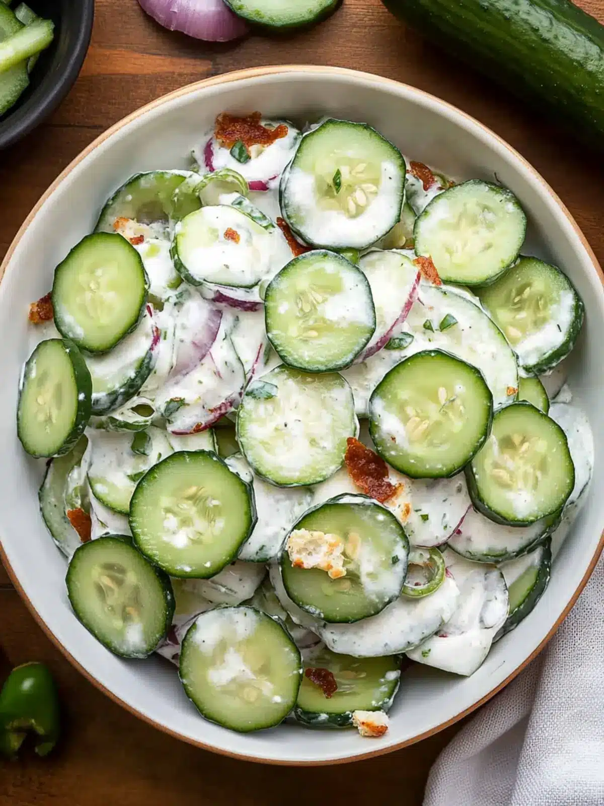Zesty Jalapeno Popper Cucumber Salad for Fresh Flavor Fun 2 Jalapeno Popper Cucumber Salad