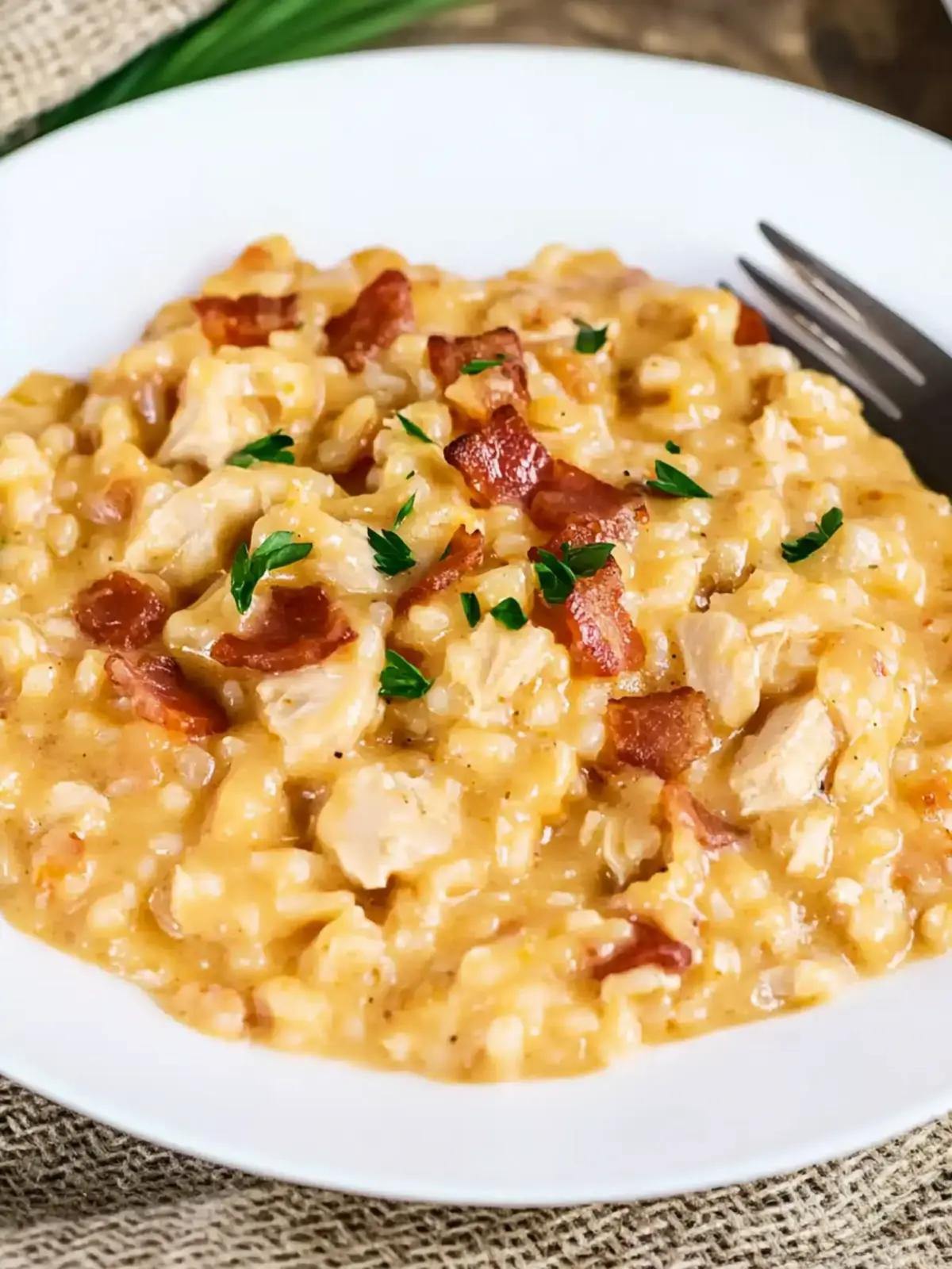 Creamy Bacon, Cheddar, and Chicken Risotto You ll Love 4 Bacon, Cheddar, and Chicken Risotto