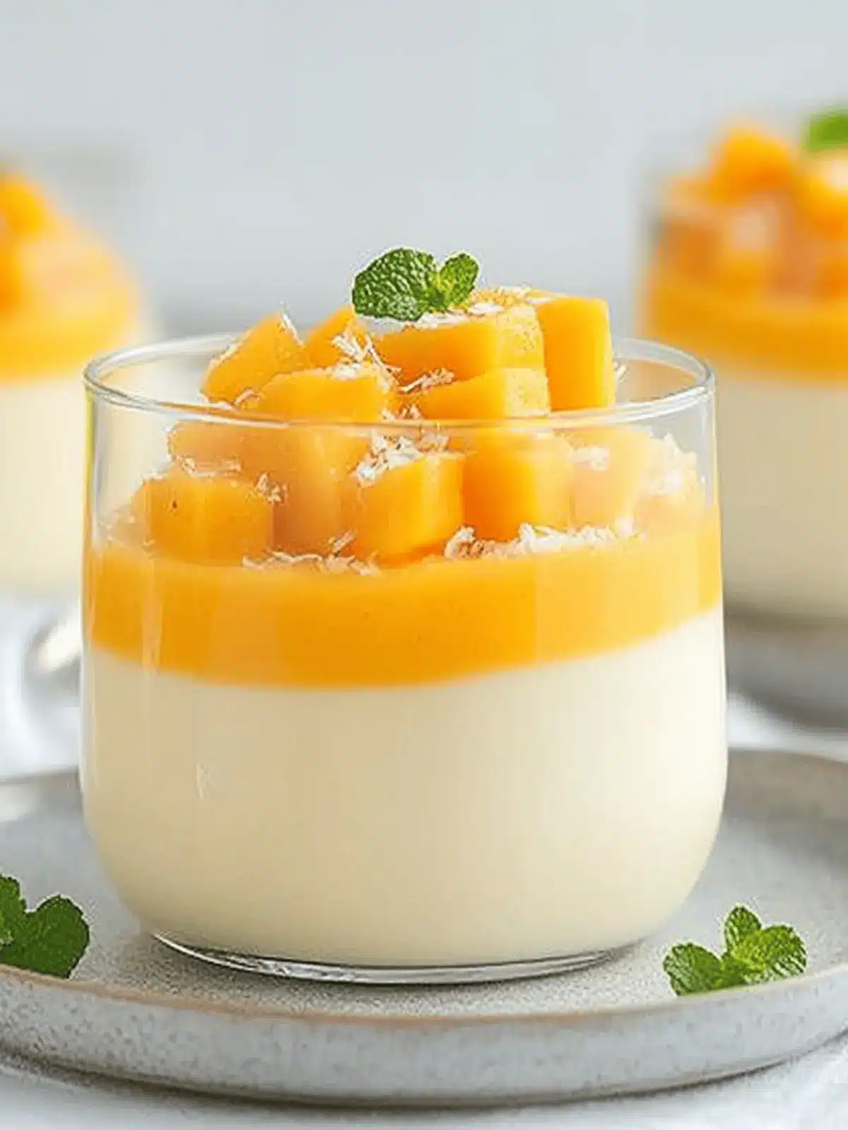 Irresistible Mango Coconut Panna Cotta You ll Adore 3 Mango Coconut Panna Cotta