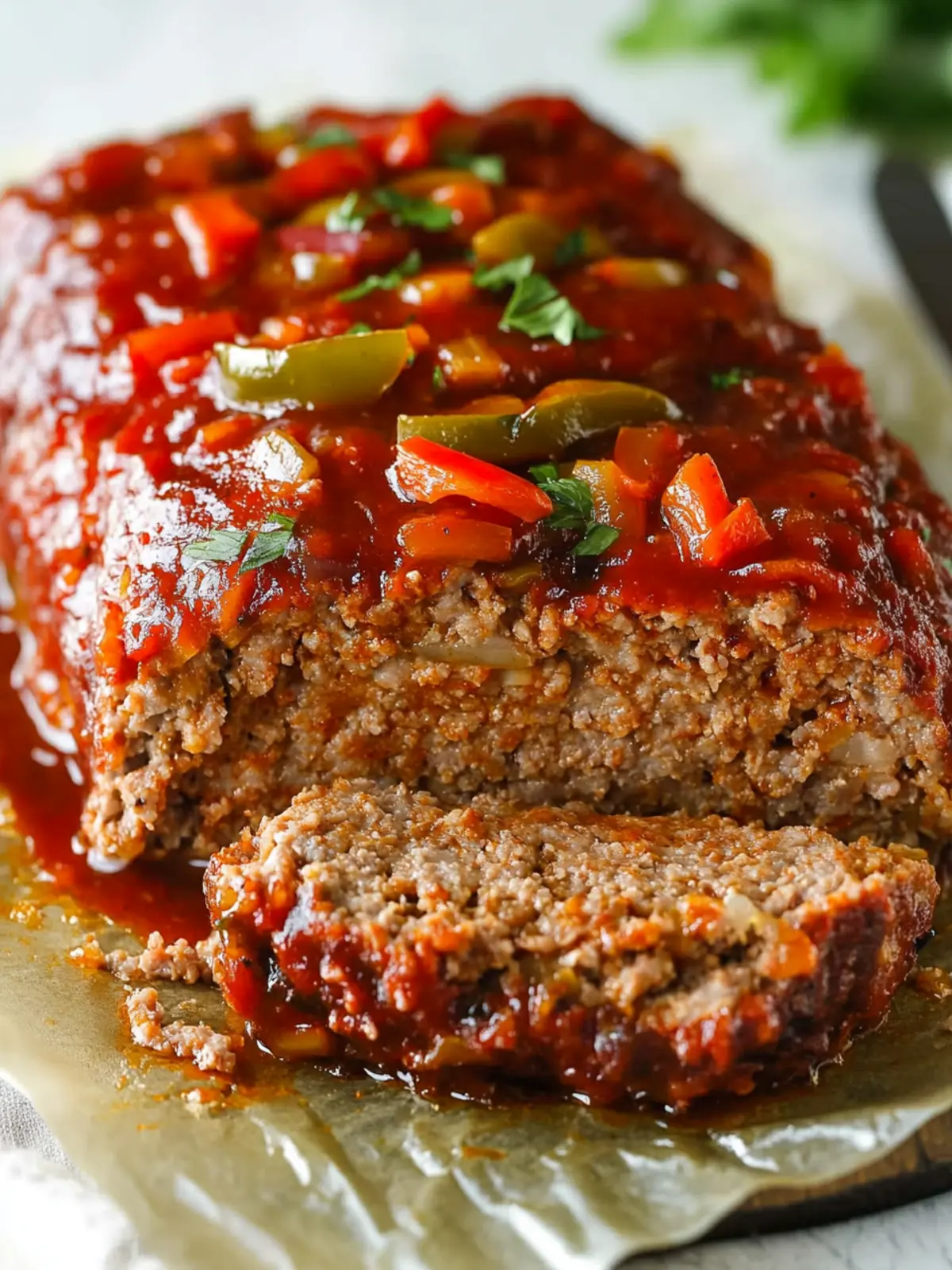 Savor the Flavor with Sausage and Peppers Meatloaf 4 Sausage and Peppers Meatloaf