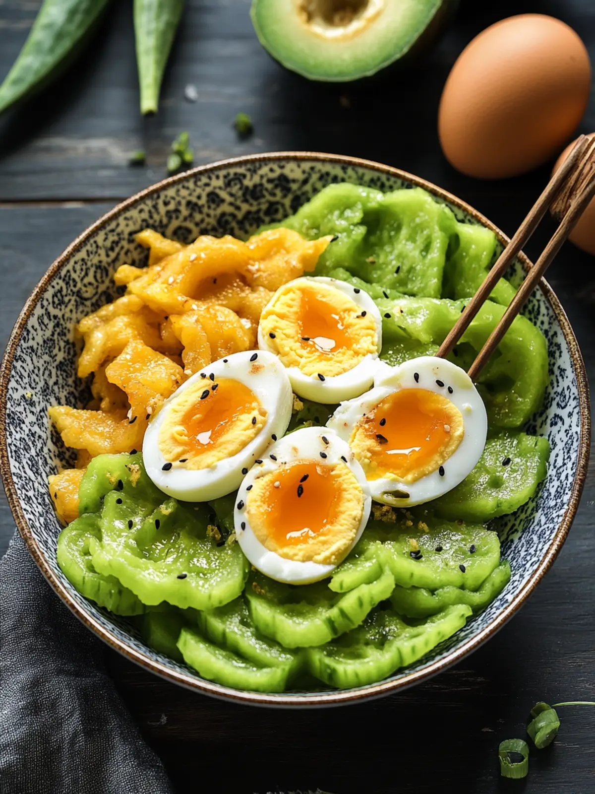 Bitter Melon and Eggs Stir Fry: A Flavor Powerhouse at Home 3 Bitter Melon and Eggs Stir Fry
