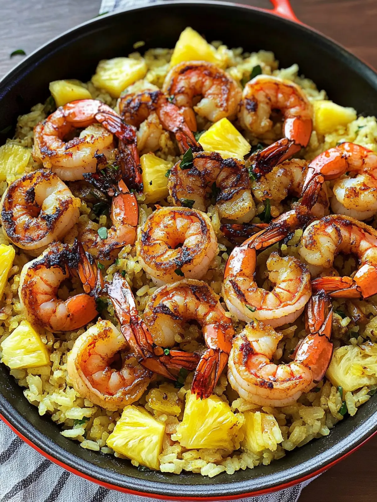 Savor Jerk Shrimp & Pineapple Basil Rice for a Tropical Feast 3 Jerk Shrimp & Pineapple Basil Rice