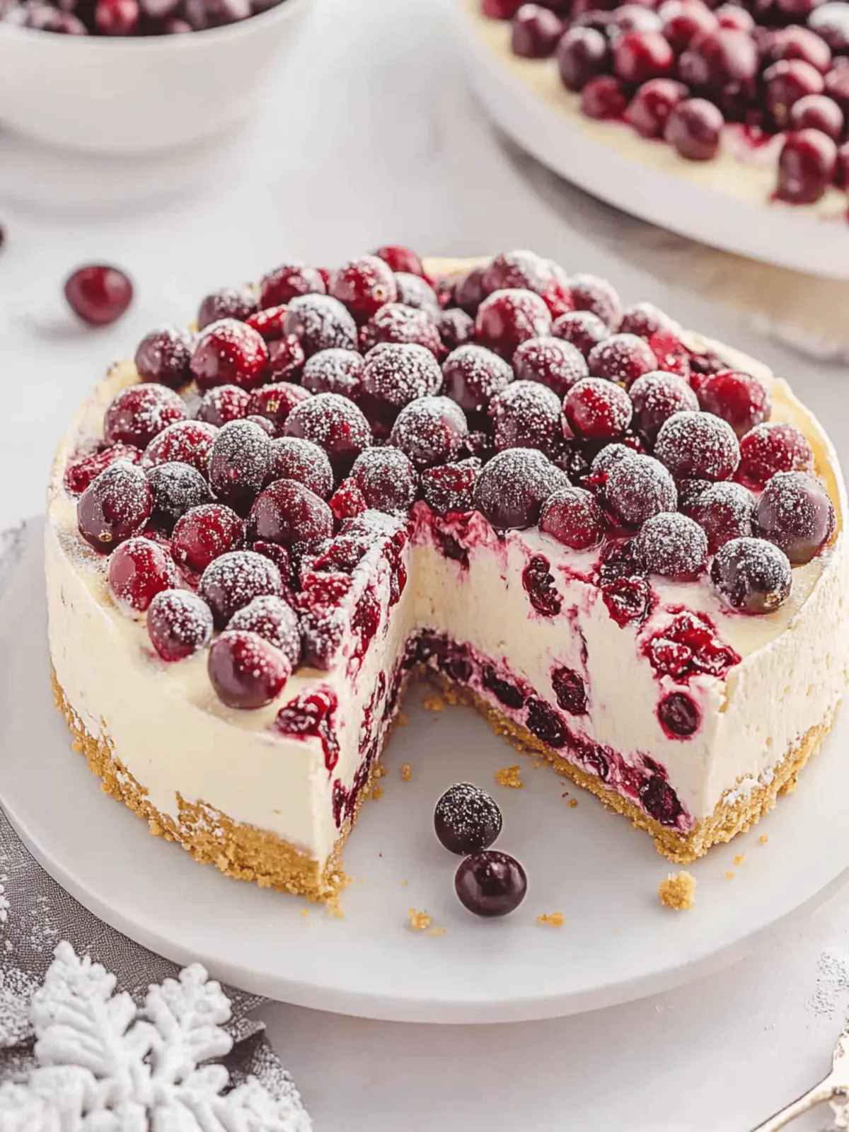 Creamy Christmas Cranberry Cheesecake That Wows Every Guest 4 Christmas Cranberry Cheesecake