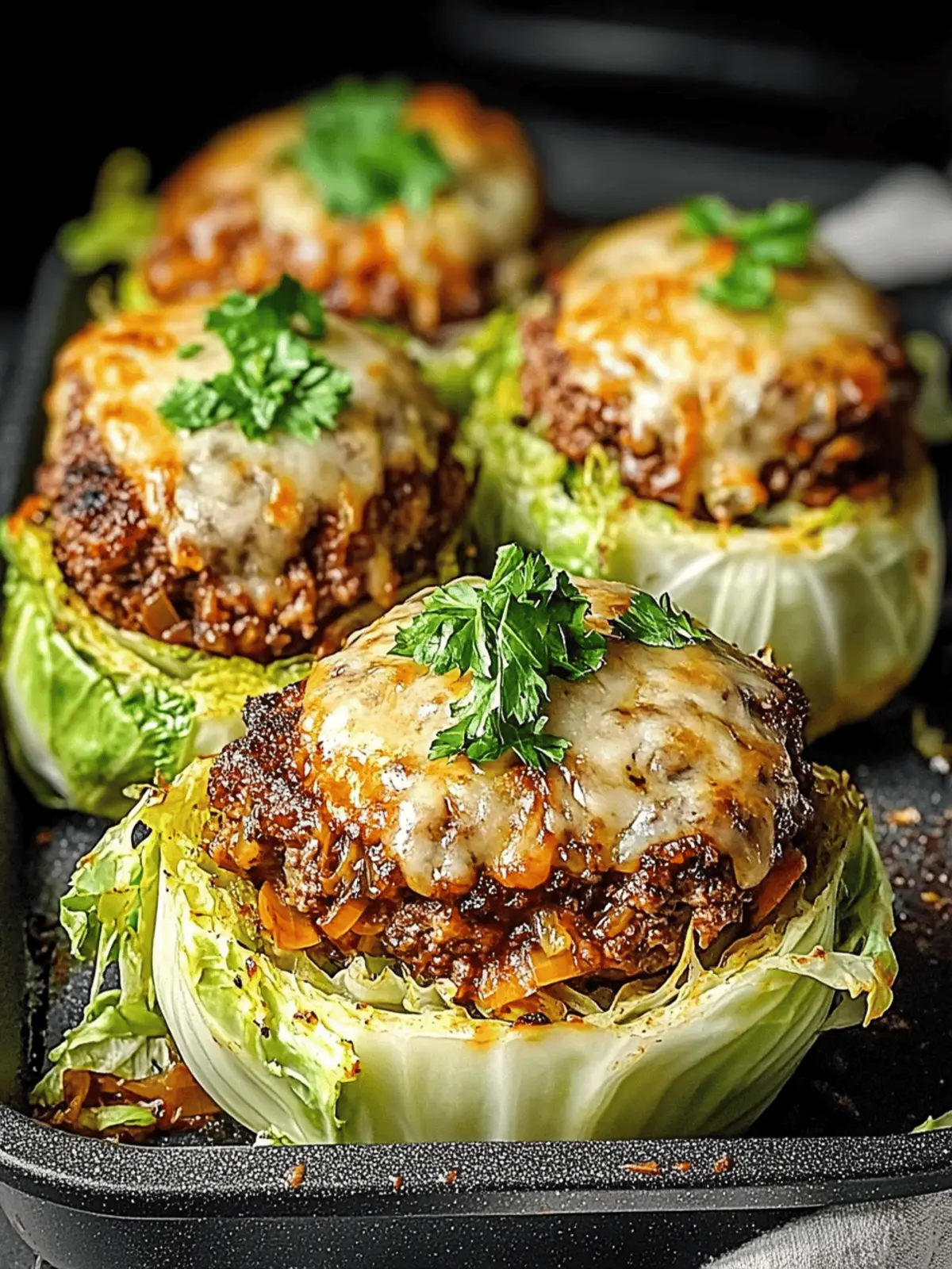 Oven-Baked Cabbage Burgers: Healthy, Flavorful Weeknight Meal 2 Oven-Baked Cabbage Burgers
