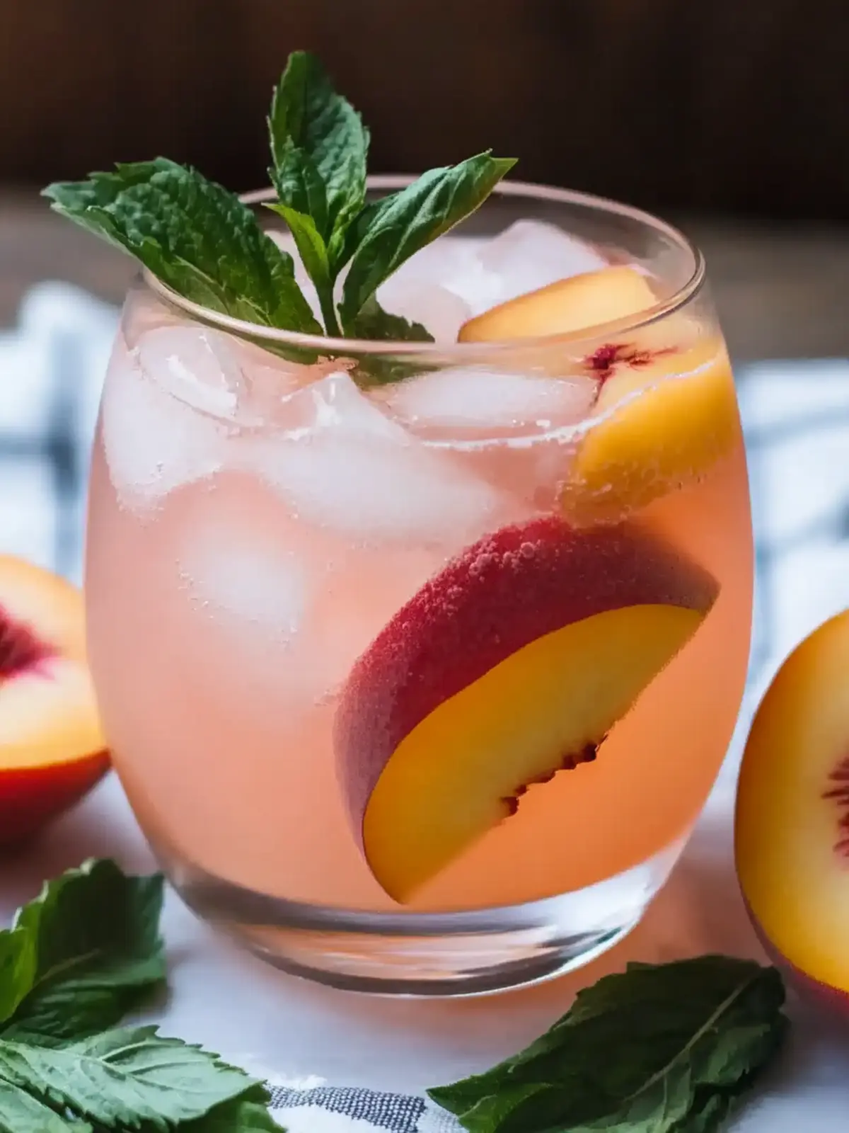 Sip into Summer with a Refreshing Peach Blossom Mocktail 3 Peach Blossom Mocktail