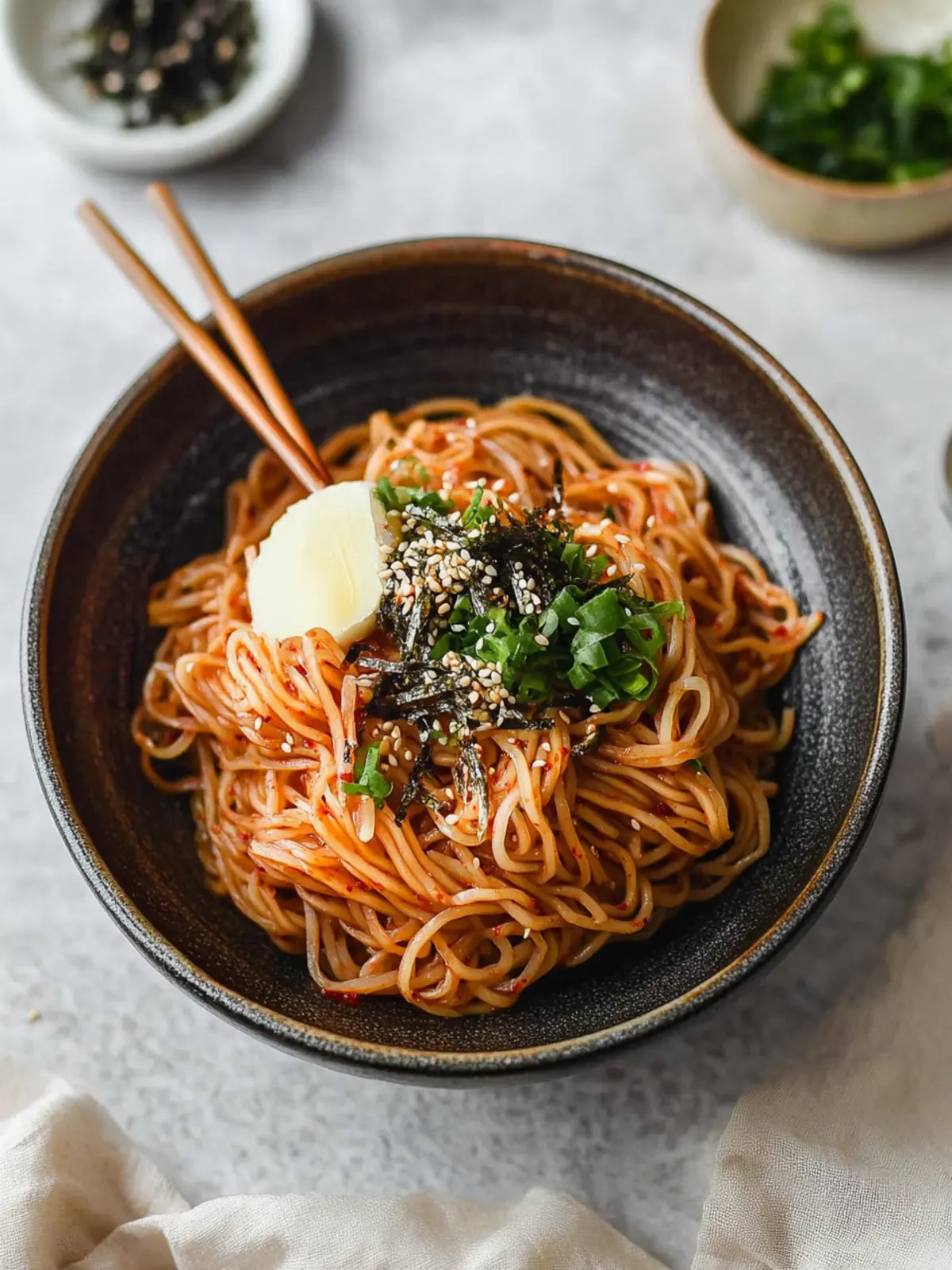 Delicious Korean Perilla Oil Noodles in Just 10 Minutes 3 Korean Perilla Oil Noodles