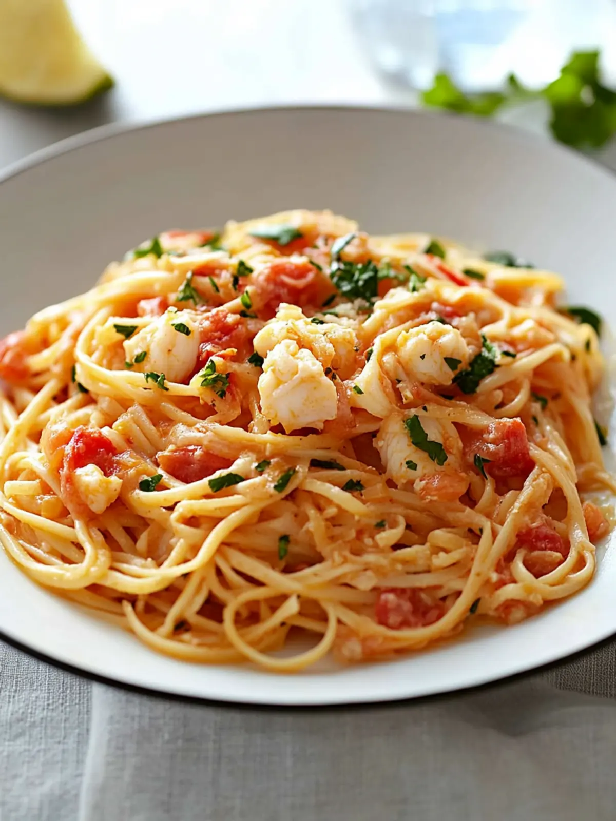 Delicious Crab Linguine Ready in Just 25 Minutes 2 Crab Linguine