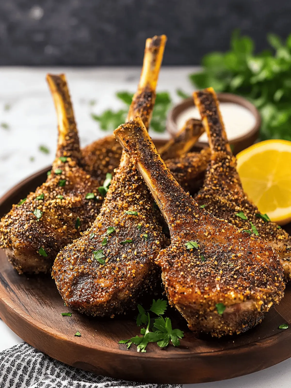 Crispy Fried Lamb Chops with Lemon: A Flavorful Delight 3 Fried Lamb Chops