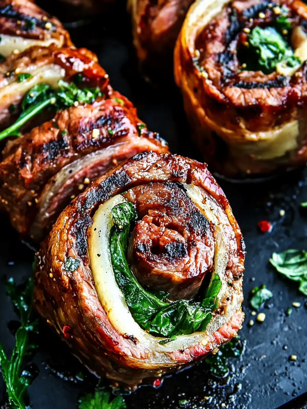 Sizzle Up Grilled Flank Steak Pinwheels for Dinner Bliss 2 Grilled Flank Steak Pinwheels