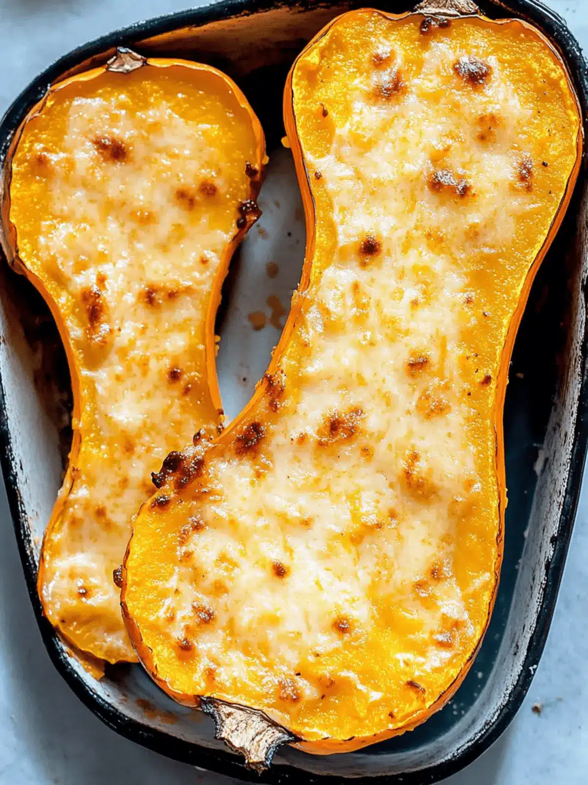 Mouthwatering Baked Butternut Squash with a Cheesy Twist 4 Baked Butternut Squash