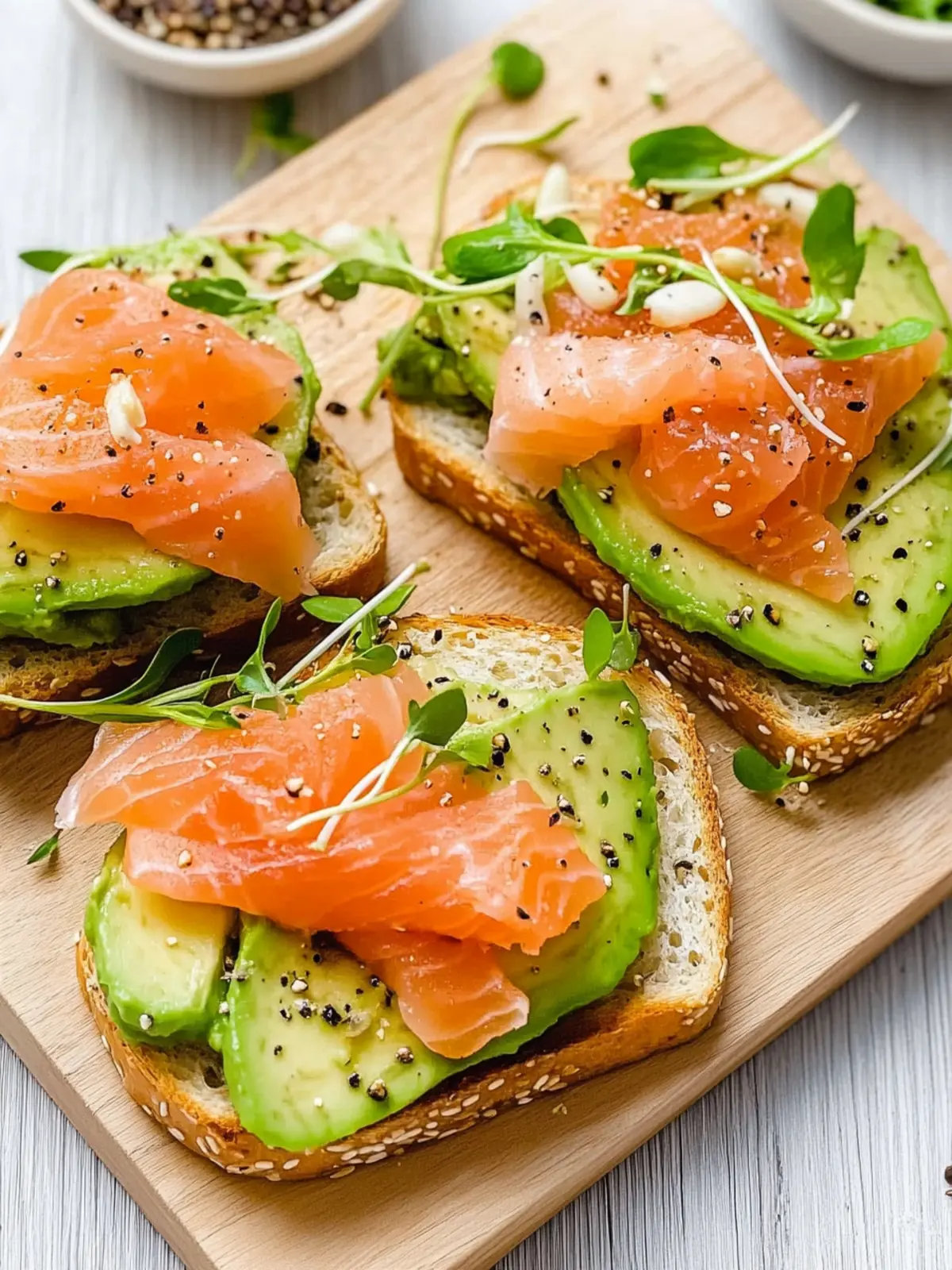 Delicious Avocado Toast with Smoked Salmon for Brunch Bliss 4 Avocado Toast with Smoked Salmon