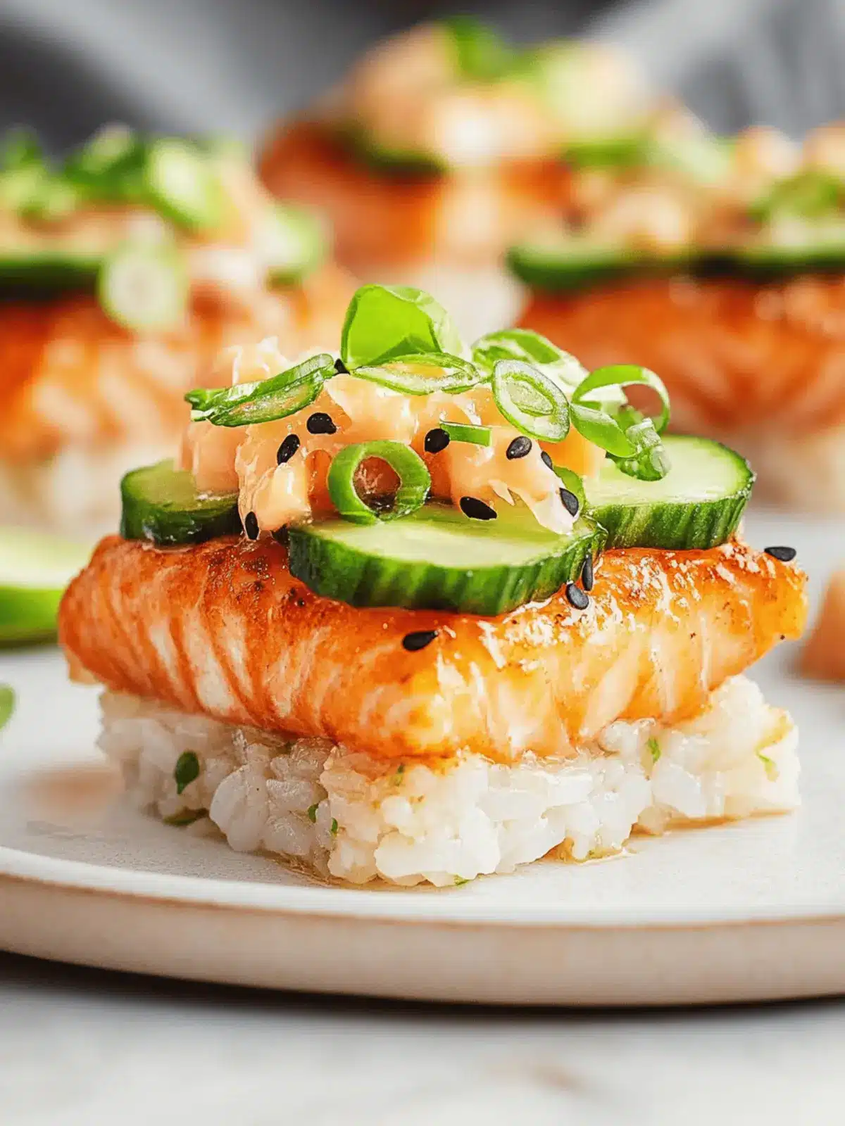 Crispy Rice Salmon with Yuzu: A Flavorful Twist on Sushi 4 Crispy Rice Salmon