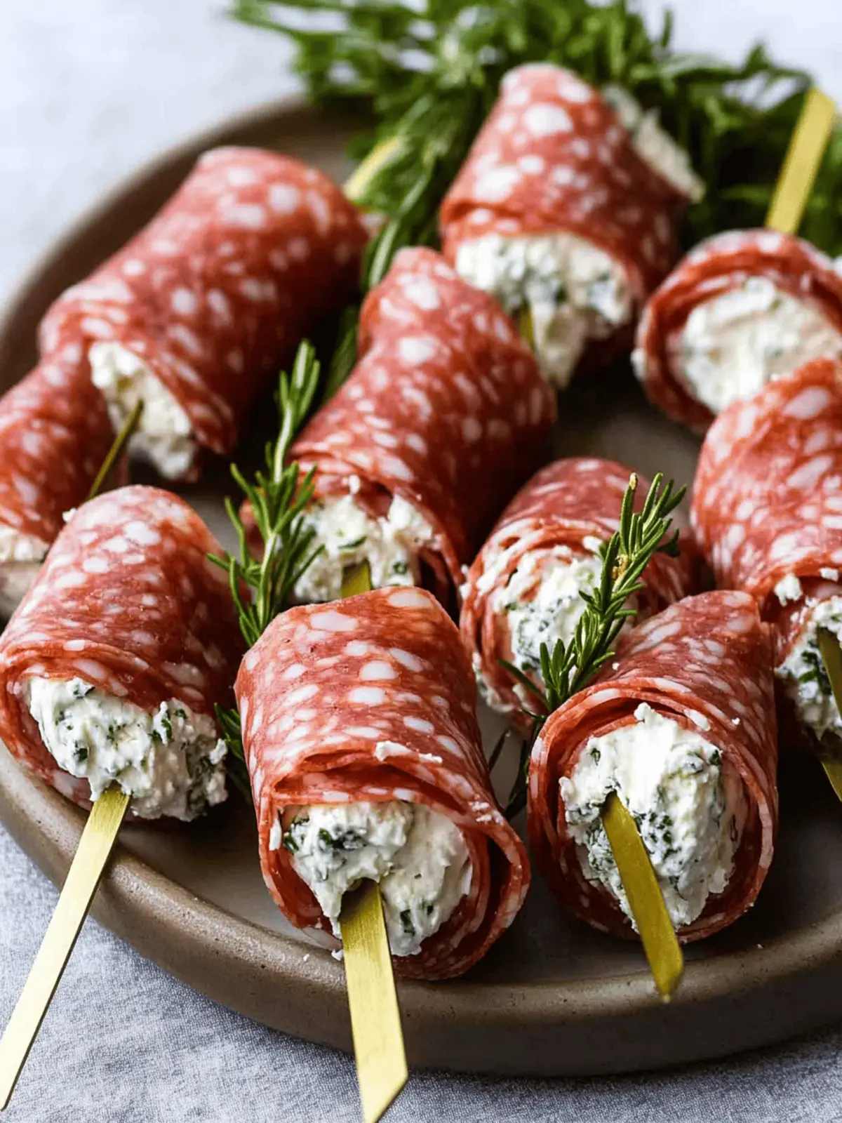 Savory Salami Cream Cheese Roll Ups for Easy Entertaining 3 Salami Cream Cheese Roll Ups