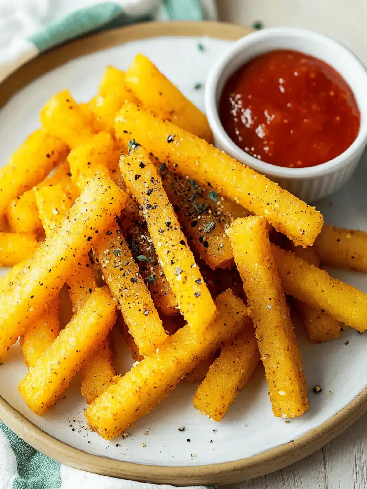 Baked Crispy Polenta Fries That Make Snack Time Amazing 4 Baked Crispy Polenta Fries