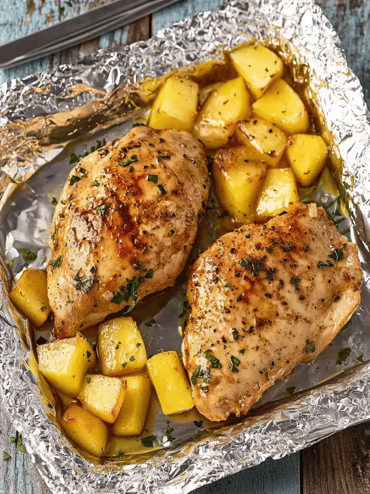 One-Pan Chicken Foil Packs Bursting with Flavor and Easy Prep 2 Chicken Foil Packs