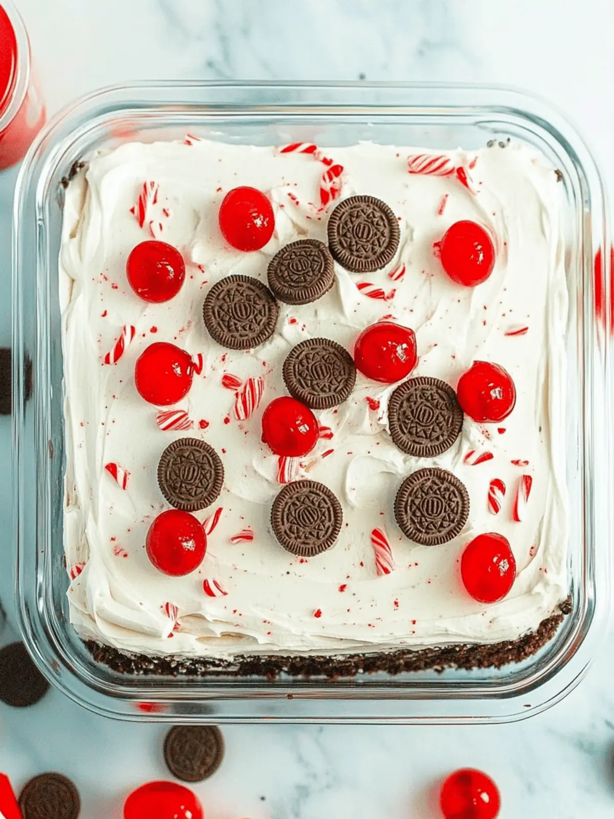 Decadent Peppermint Oreo Poke Cake for Holiday Cheer 4 Peppermint Oreo Poke Cake