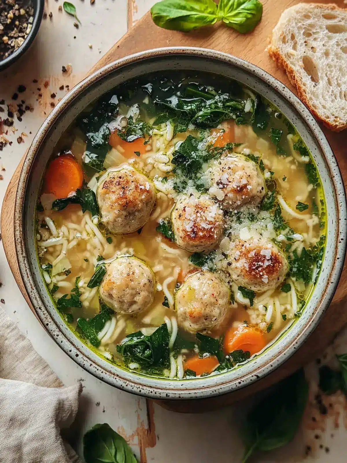 Savor the Comfort of Vegan Italian Wedding Soup Today 2 Vegan Italian Wedding Soup