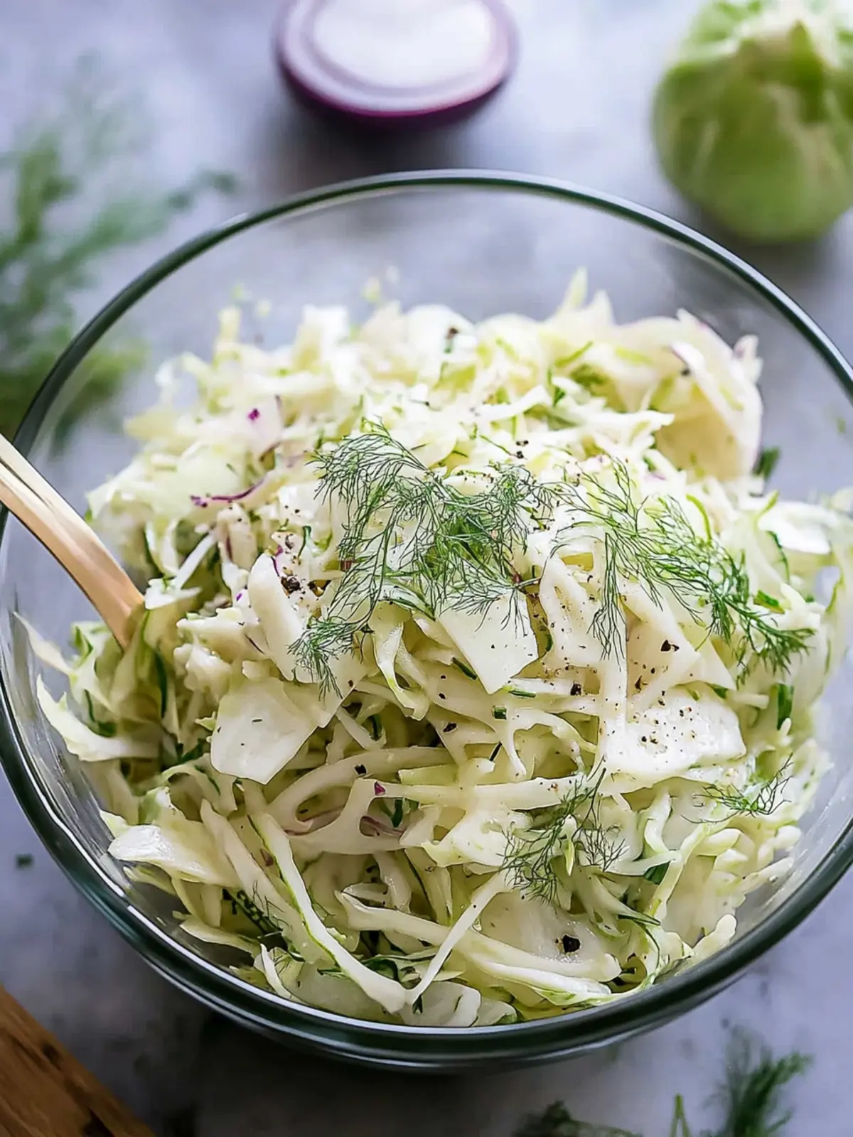 Delicious Fennel Slaw: Fresh, Crunchy, and So Easy to Make 2 Fennel Slaw