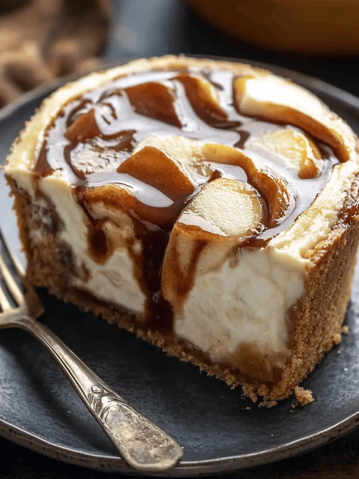 Creamy No-Bake Apple Butter Cheesecake for Effortless Indulgence 2 Apple Butter Cheesecake