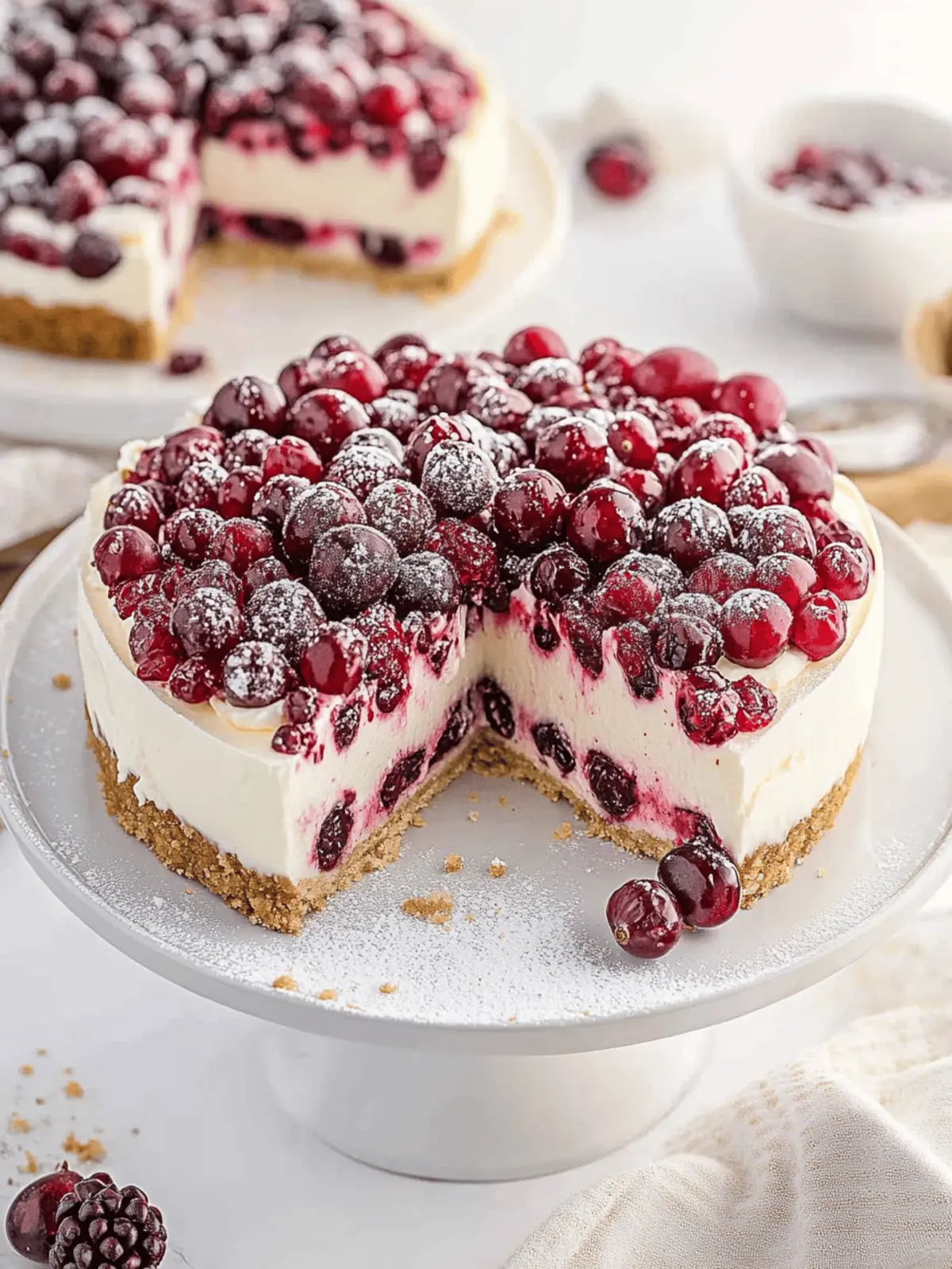 Creamy Christmas Cranberry Cheesecake That Wows Every Guest 3 Christmas Cranberry Cheesecake