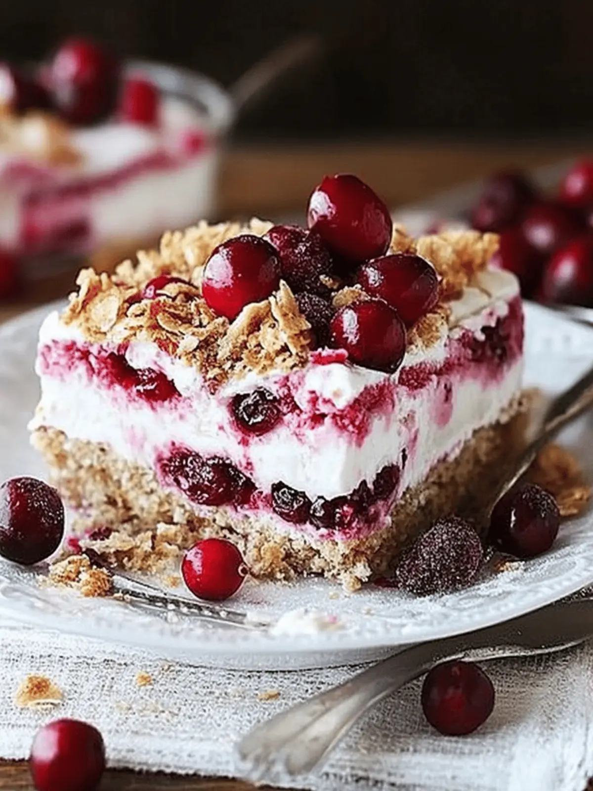 Delicious No-Bake Cranberry Yum Yum for Effortless Indulgence 2 No-Bake Cranberry Yum Yum