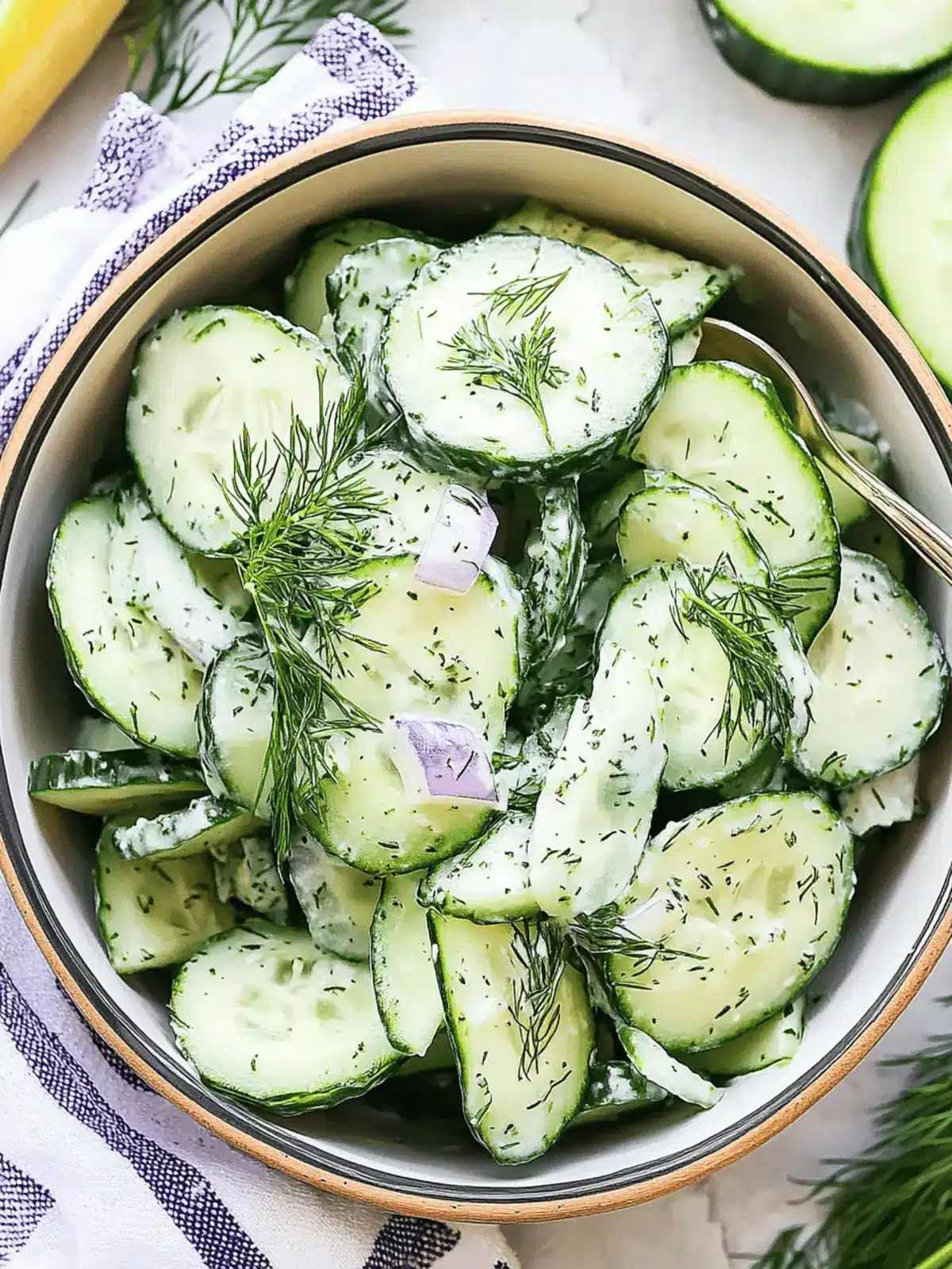Cucumber Dill Salad: A Refreshing Summer Delight in Minutes 2 Cucumber Dill Salad