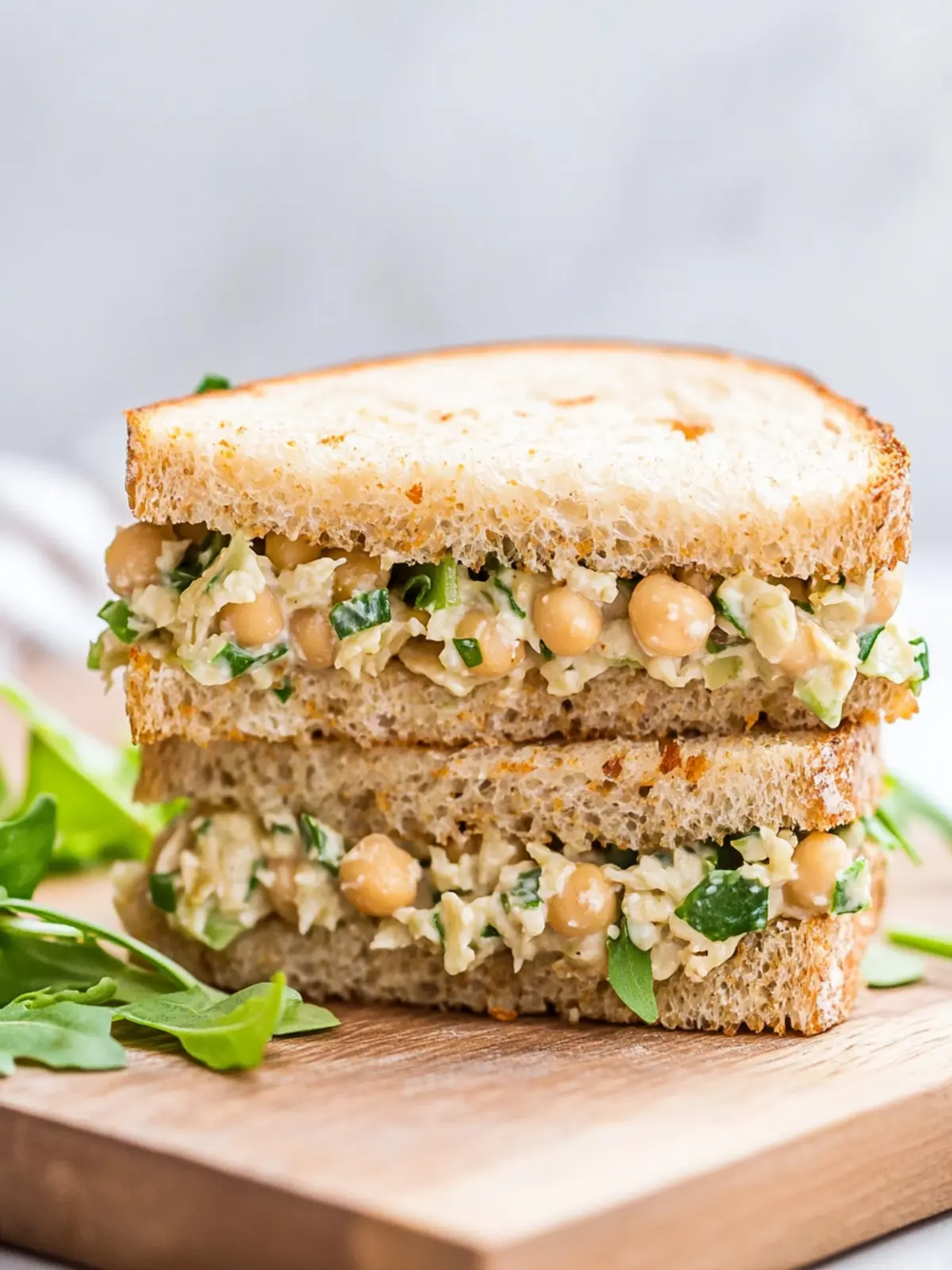 Crispy Chickpea Salad Sandwich for a Fresh Flavor Boost 4 Chickpea Salad Sandwich