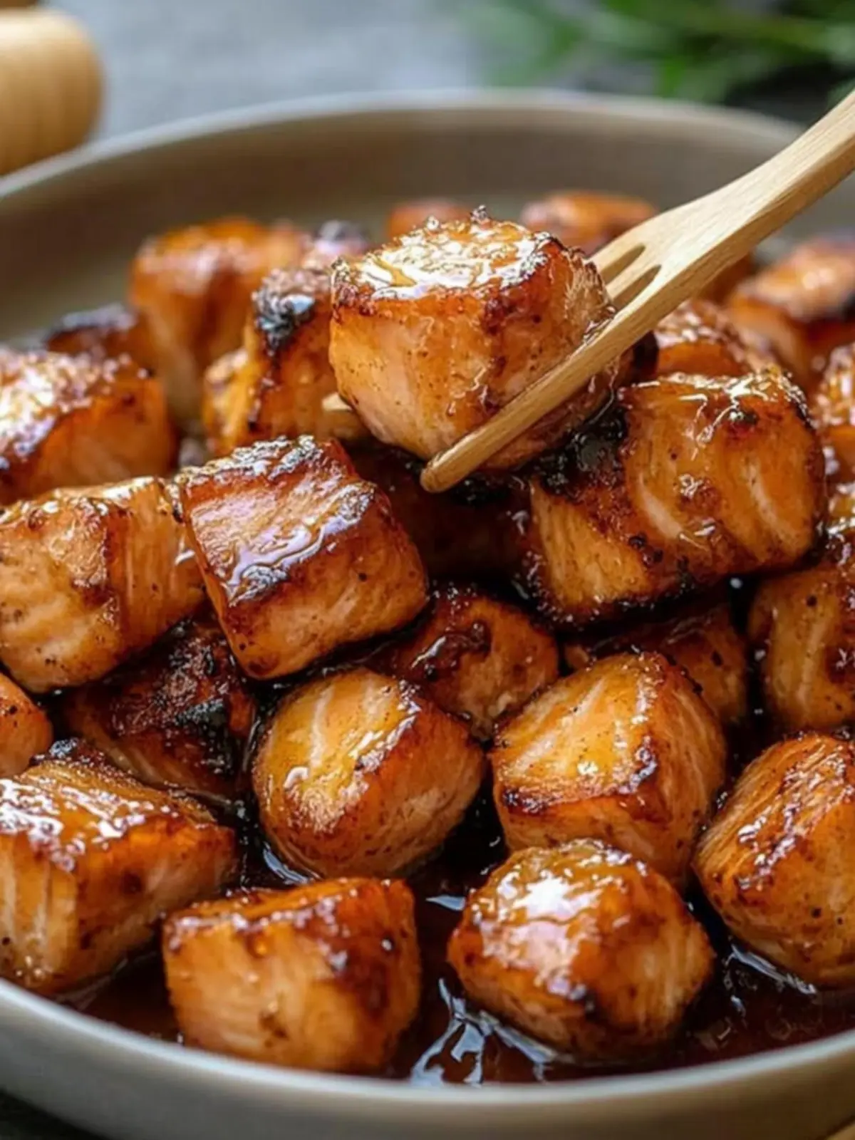 Savor These Hot Honey Salmon Bites for a Flavor Explosion 2 Hot Honey Salmon Bites