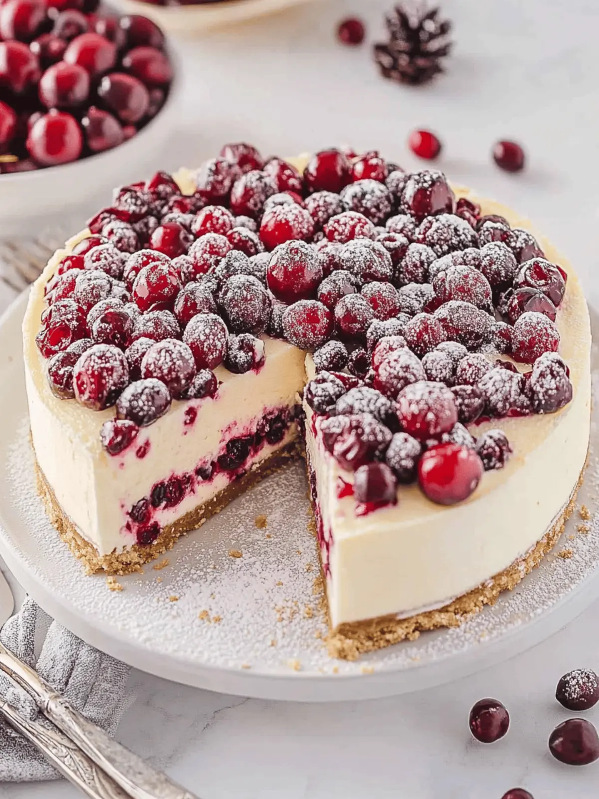 Creamy Christmas Cranberry Cheesecake That Wows Every Guest 2 Christmas Cranberry Cheesecake