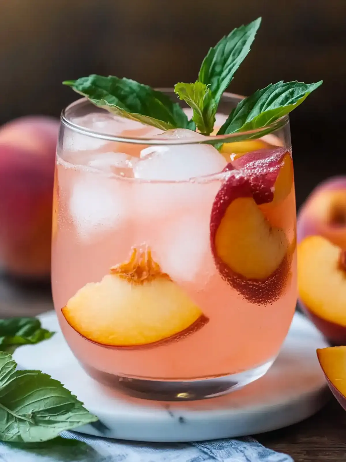 Sip into Summer with a Refreshing Peach Blossom Mocktail 4 Peach Blossom Mocktail