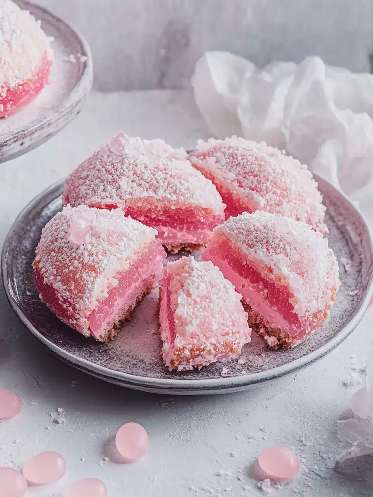 Delightful Old-Fashioned Pink Jelly Cakes for Sweet Nostalgia 4 Old-Fashioned Pink Jelly Cakes