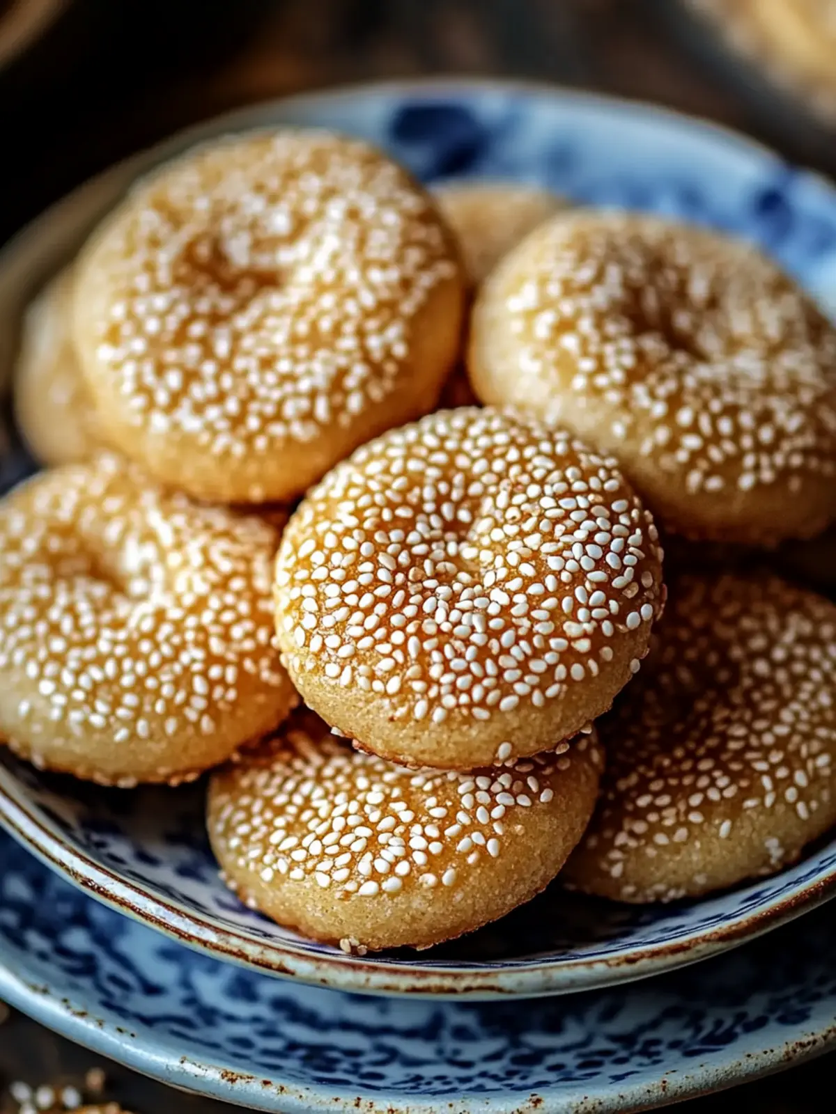 Irresistible Baked Buttery Honey Sesame Cookies Recipe 2 Baked Buttery Honey Sesame Cookies