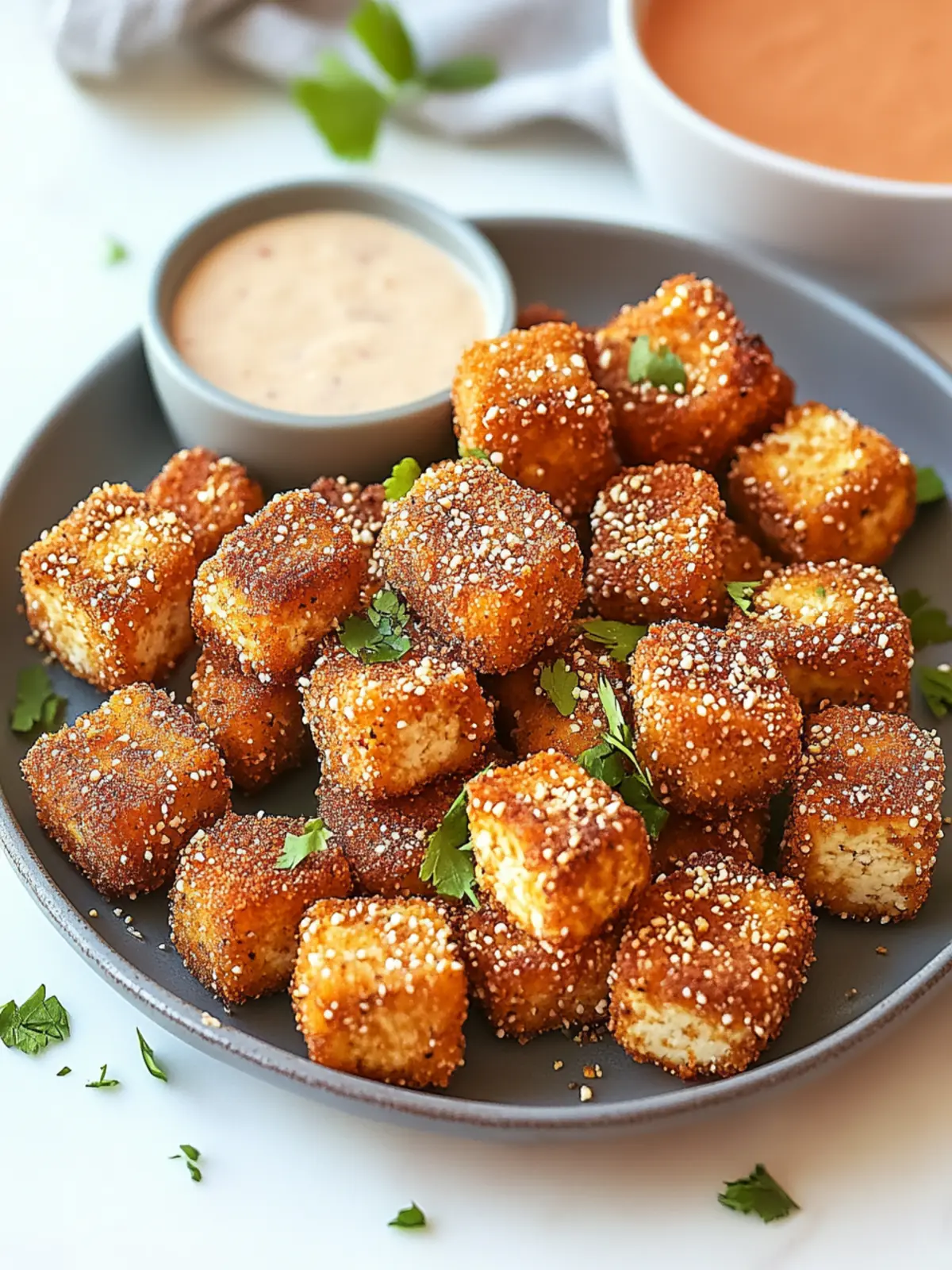 Crispy Low-Calorie Tofu Nuggets That Everyone Will Love 3 Low-Calorie Tofu Nuggets