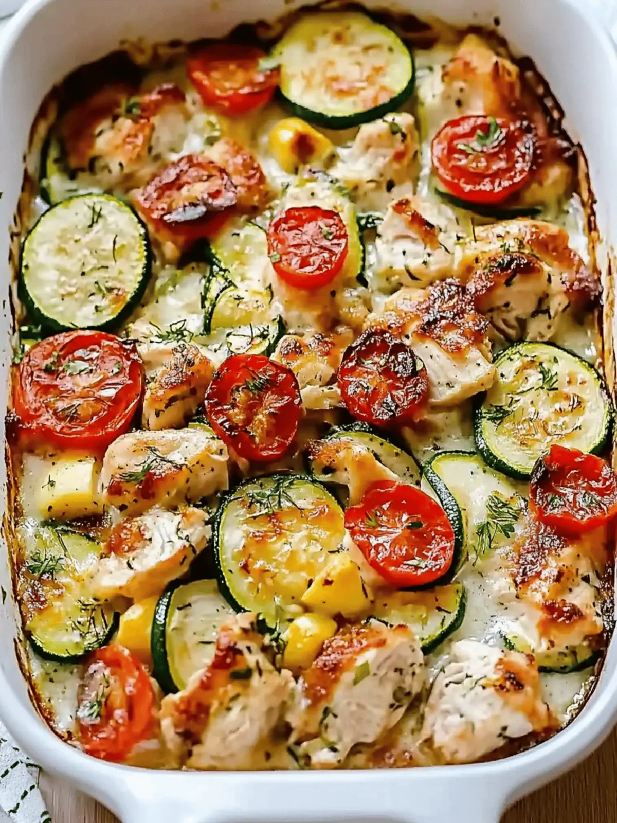Mediterranean Chicken Zucchini Bake: Healthy Dinner Bliss 2 Mediterranean Chicken Zucchini Bake