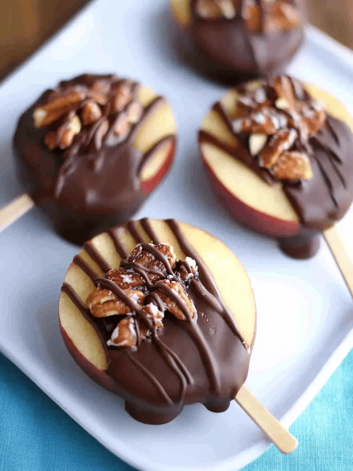 Indulge in Chocolate Turtle Apple Slices for a Sweet Treat 2 Chocolate Turtle Apple Slices