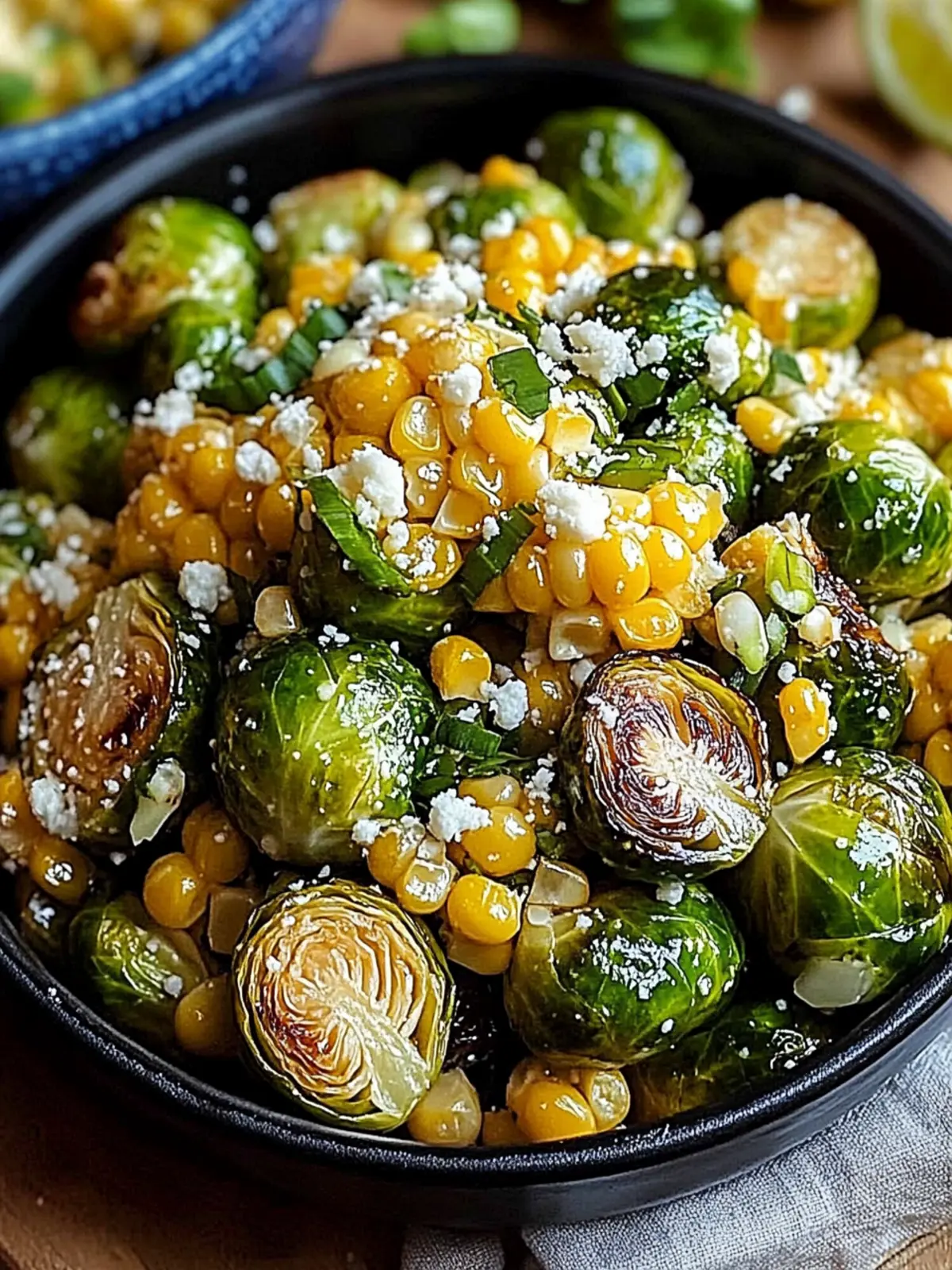Savor Mexican Street Corn Brussels Sprouts with Zesty Flavor 2 Mexican Street Corn Brussels Sprouts