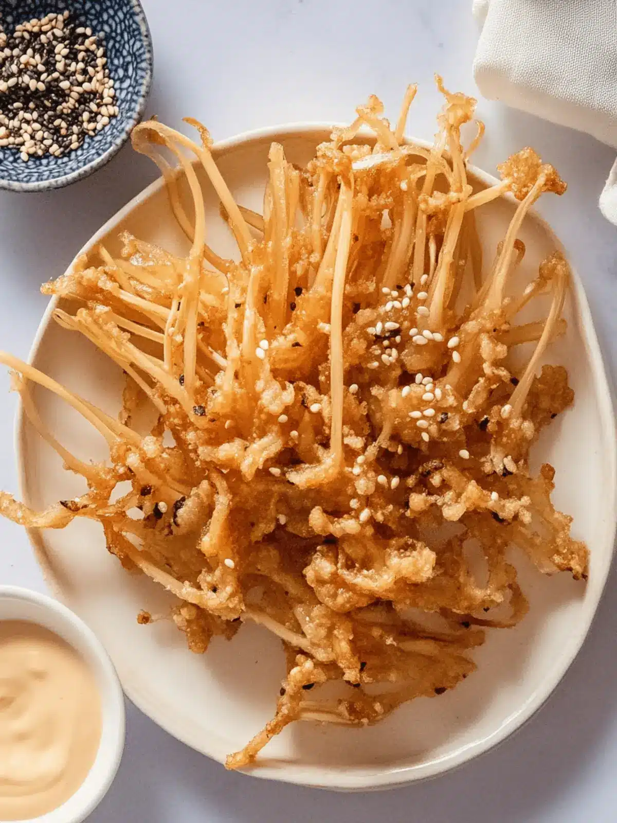 Crispy Fried Enoki Mushroom Snacks You ll Crave Again and Again 4 Fried Enoki Mushroom